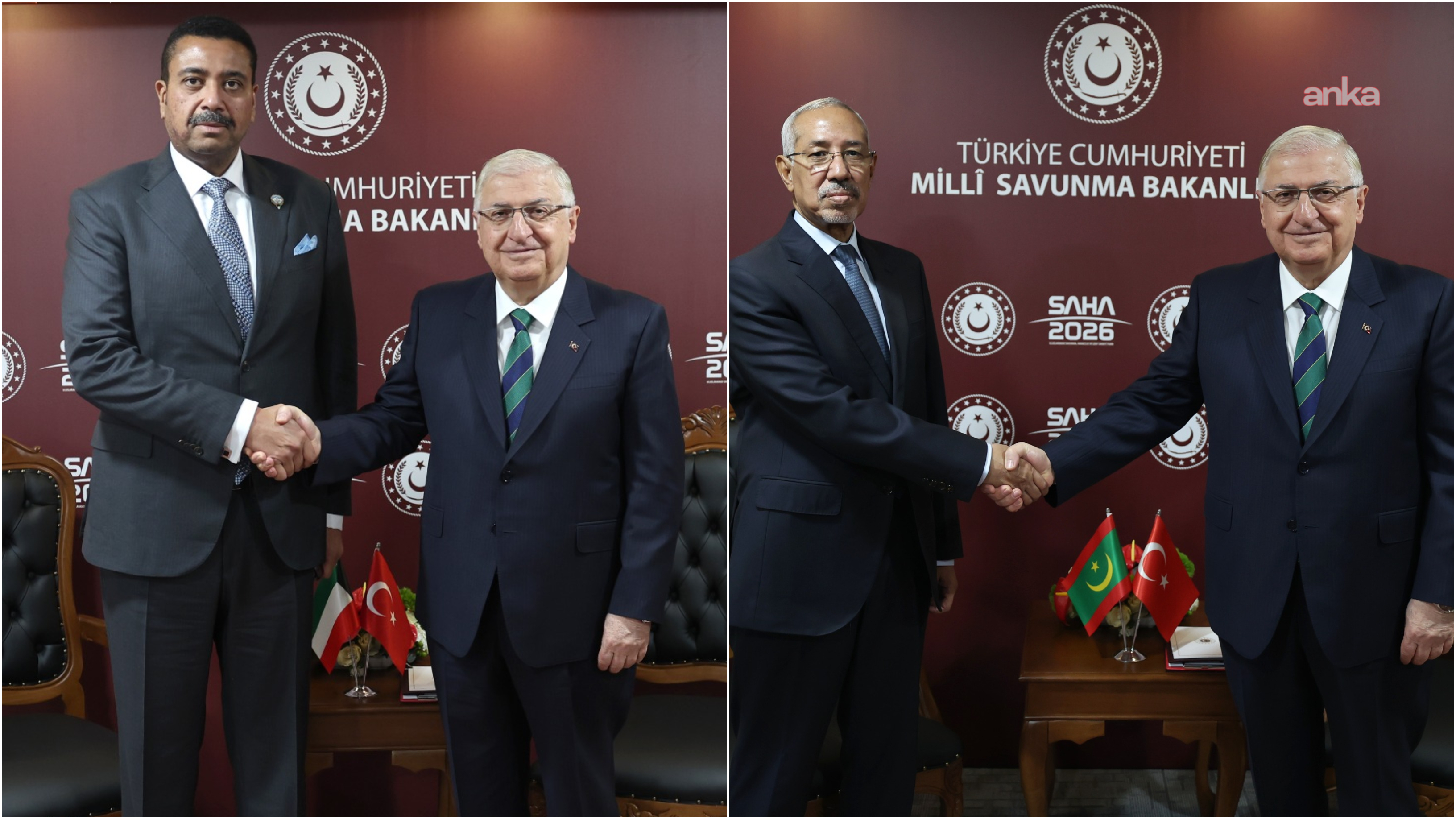 Bakan Güler, Kuveyt ve Moritanyalı mevkidaşlarıyla görüştü