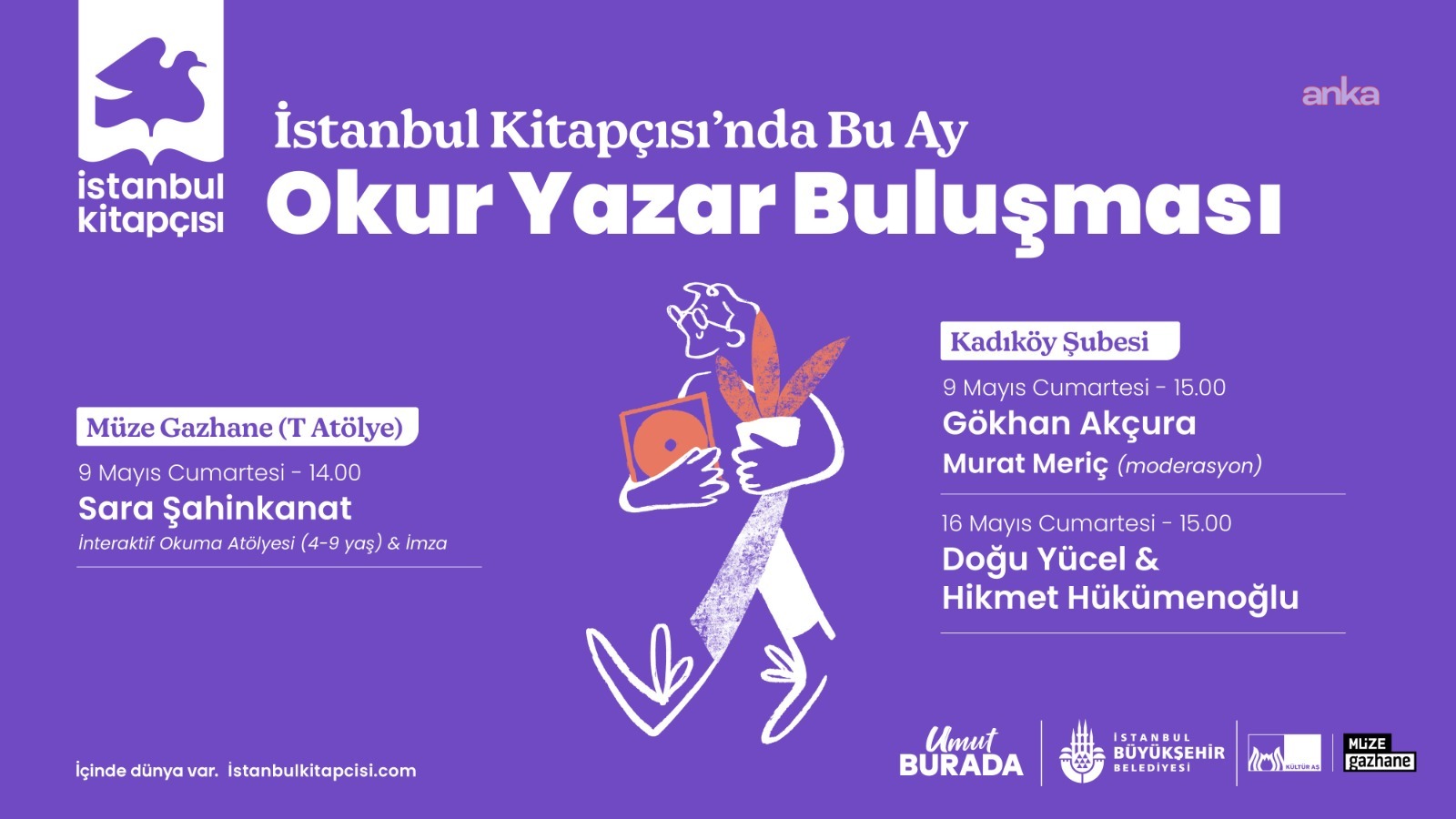 Okur Yazar Buluşması, mayıs ayı boyunca İstanbul Kitapçısı’nda devam ediyor