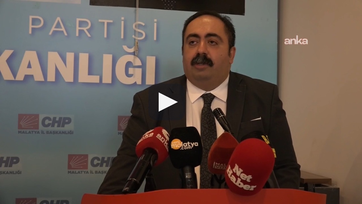 Görevden alınan CHP Malatya İl Başkanı Yıldız demokrasi nöbeti başlattı