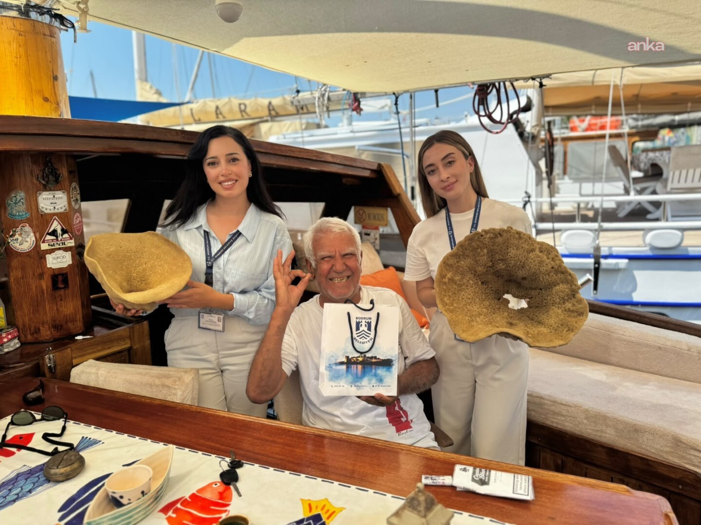 Bodrum’da emektar denizcilere vefa ziyareti