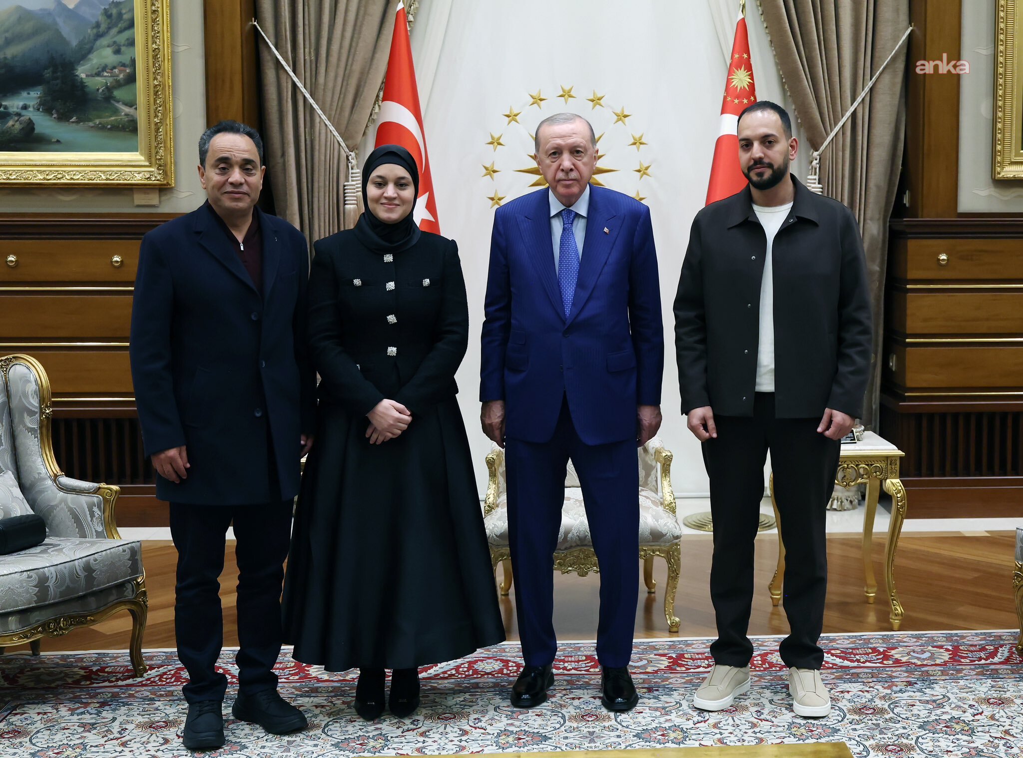 Cumhurbaşkanı Erdoğan, Hind Rajab’ın ailesini kabul etti