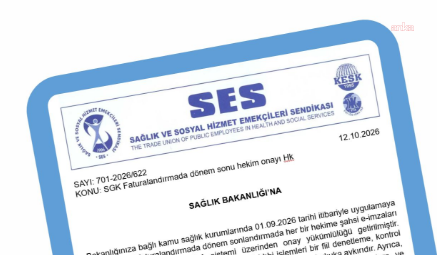 SES’ten hekimlere getirilen MEDULA onay yükümlülüğüne itiraz: Hekimlerin görevi olmayan fatura onay sistemi kaldırılmalı
