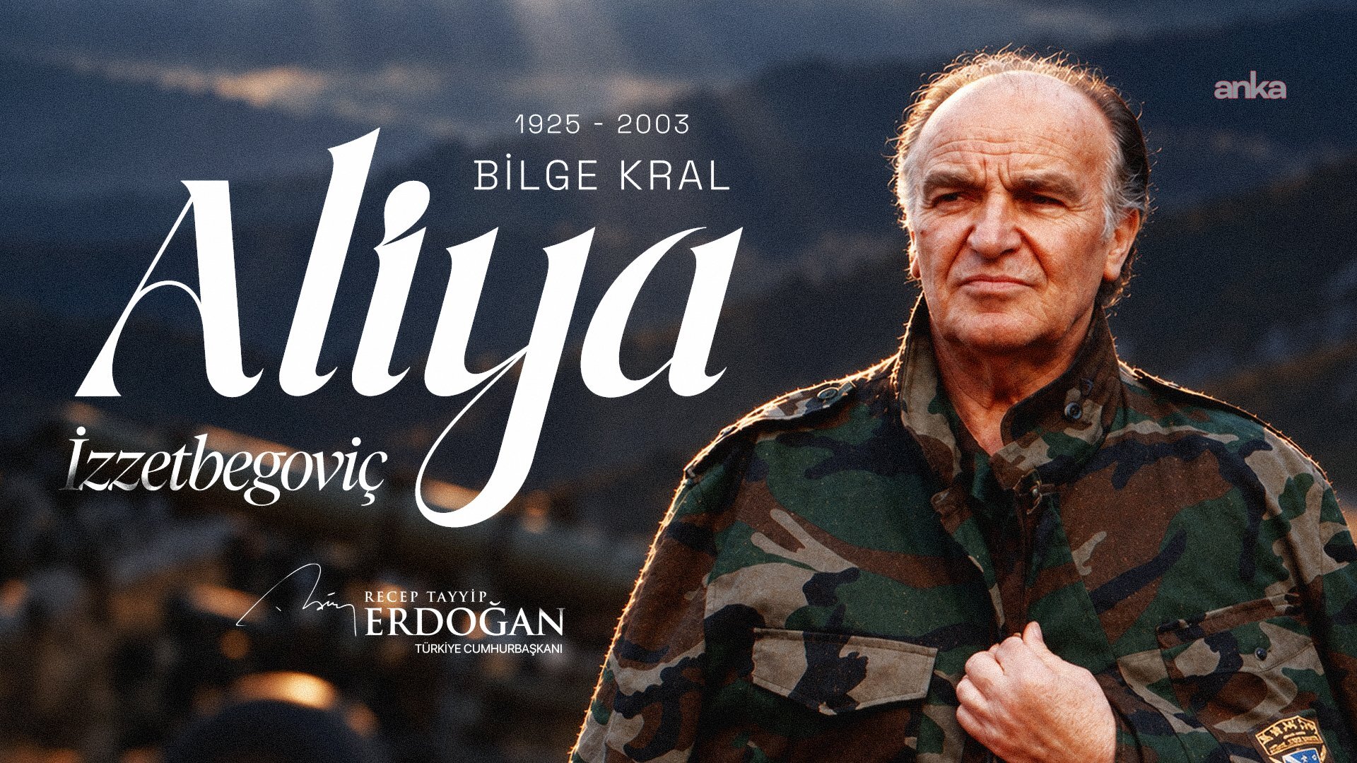 Cumhurbaşkanı Erdoğan’dan Aliya İzzetbegoviç’i anma mesajı