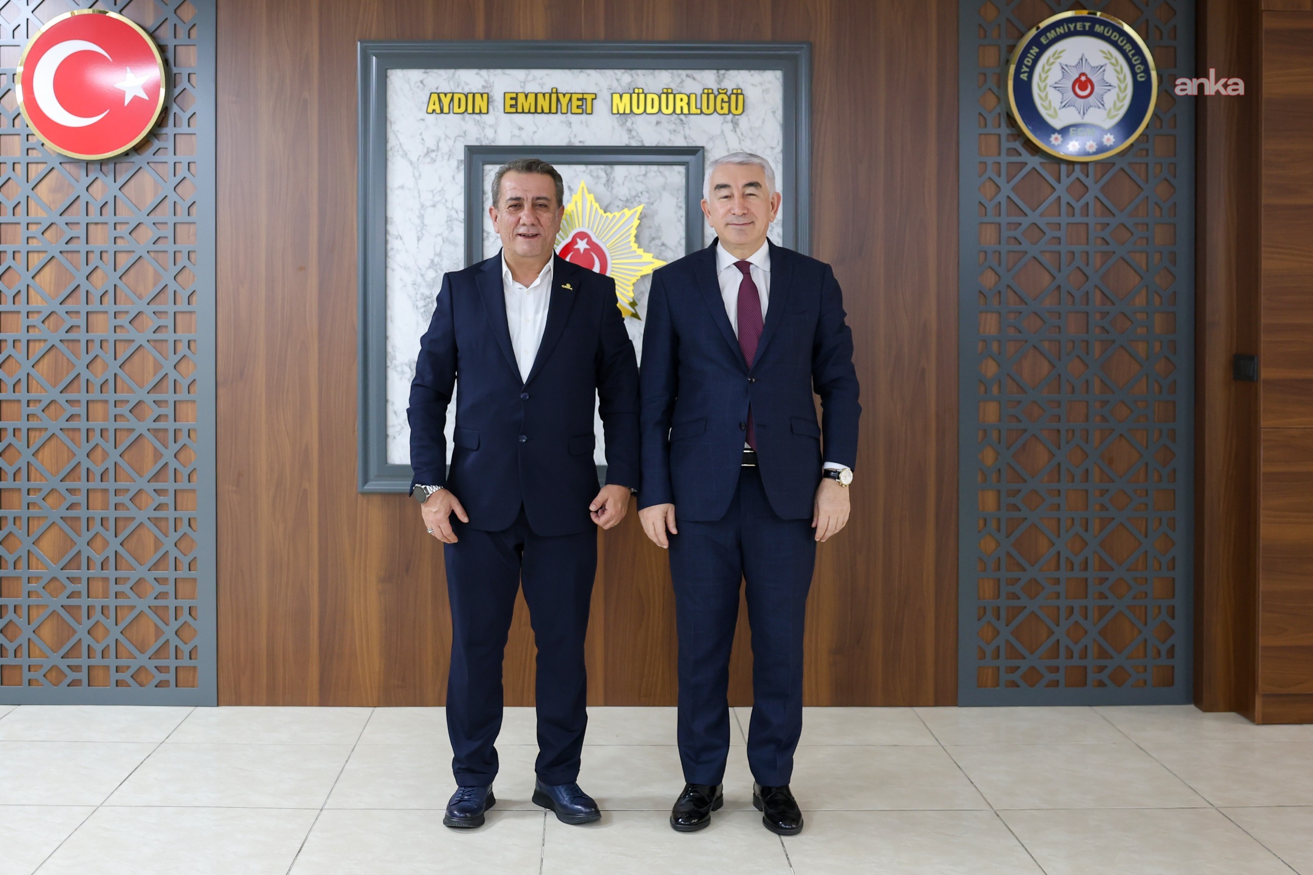 Efeler Belediye Başkanı Yetişkin'den Aydın İl Emniyet Müdürü Karaduman'a "hayırlı olsun" ziyareti