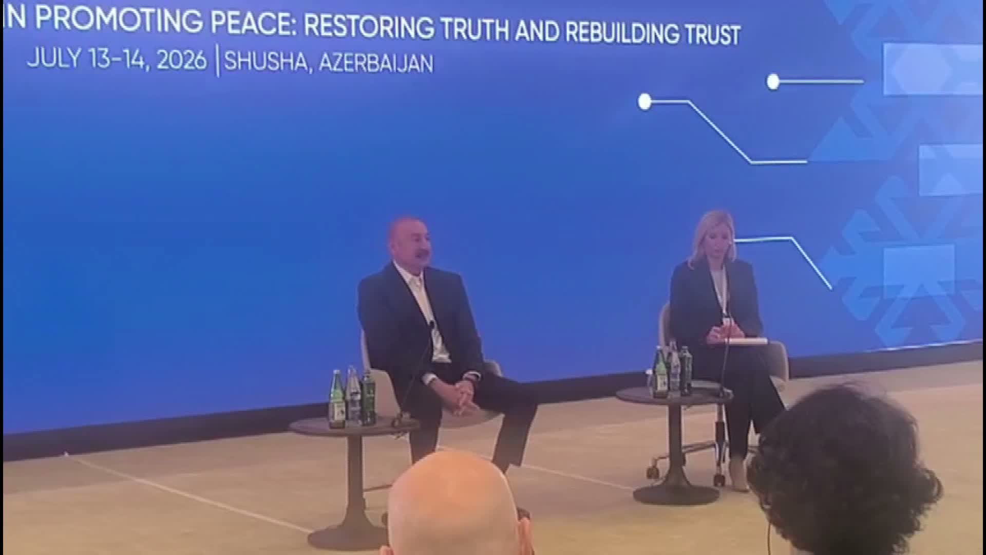 Azerbaycan Cumhurbaşkanı Aliyev, Şuşa Küresel Medya Forumu'nda konuştu