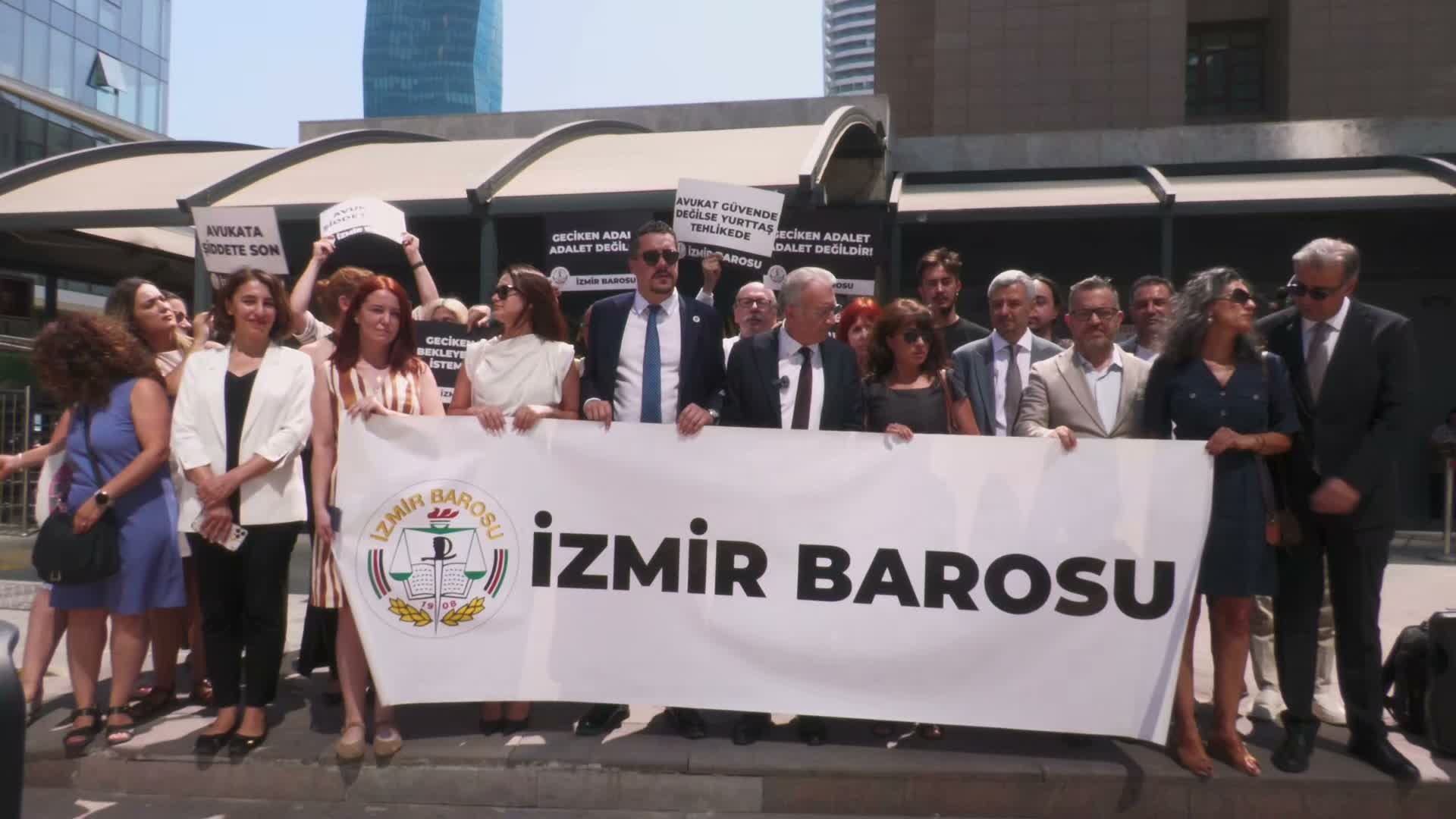 İzmir Barosu Başkanı Yılmaz: "Avukatların sözünü keserek yargının bağımsızlığından söz edilemez"