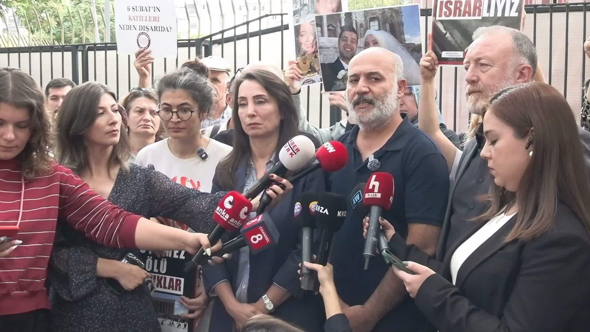 Tülay Hatimoğulları'ndan Adalet Bakanlığı önündeki depremzedelere ziyaret: "Bu taleplere somut bir biçimde bir karşılık verilmelidir"