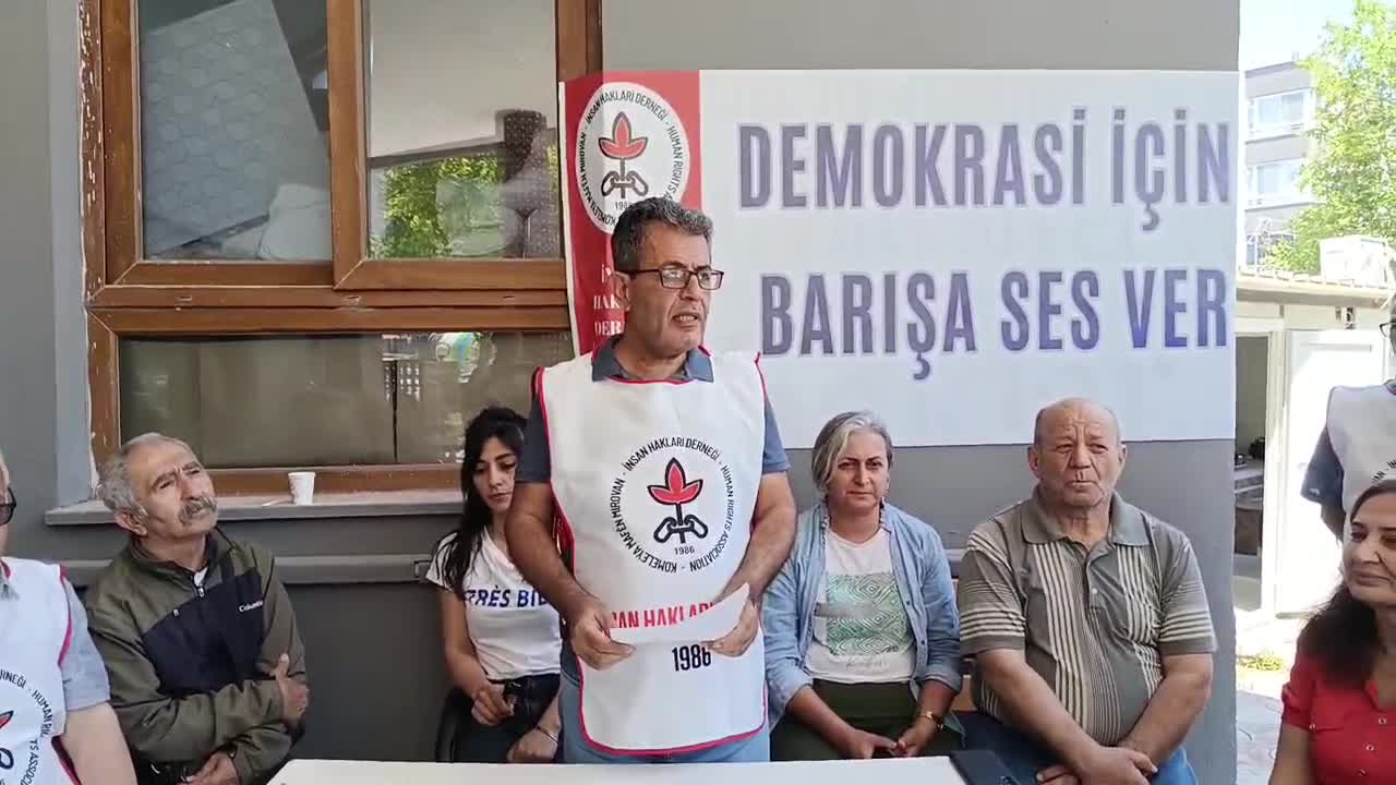 İHD İskenderun Şubesi: "Kalıcı barış için hukuki adımlar atılmalı"