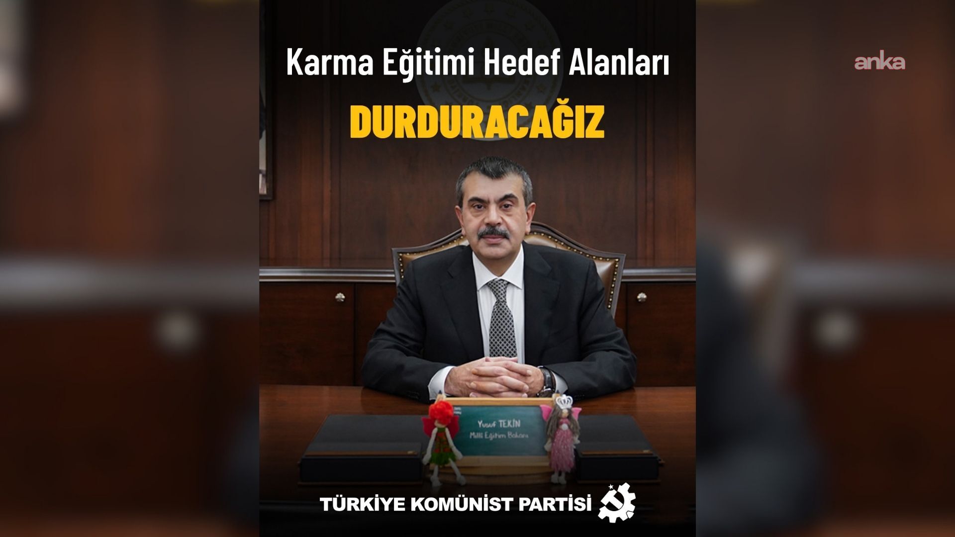 TKP'den "karma eğitim" açıklaması: Cumhuriyet ve laiklik düşmanı, en başta da çocuk düşmanı olan bu girişim durdurulmalı