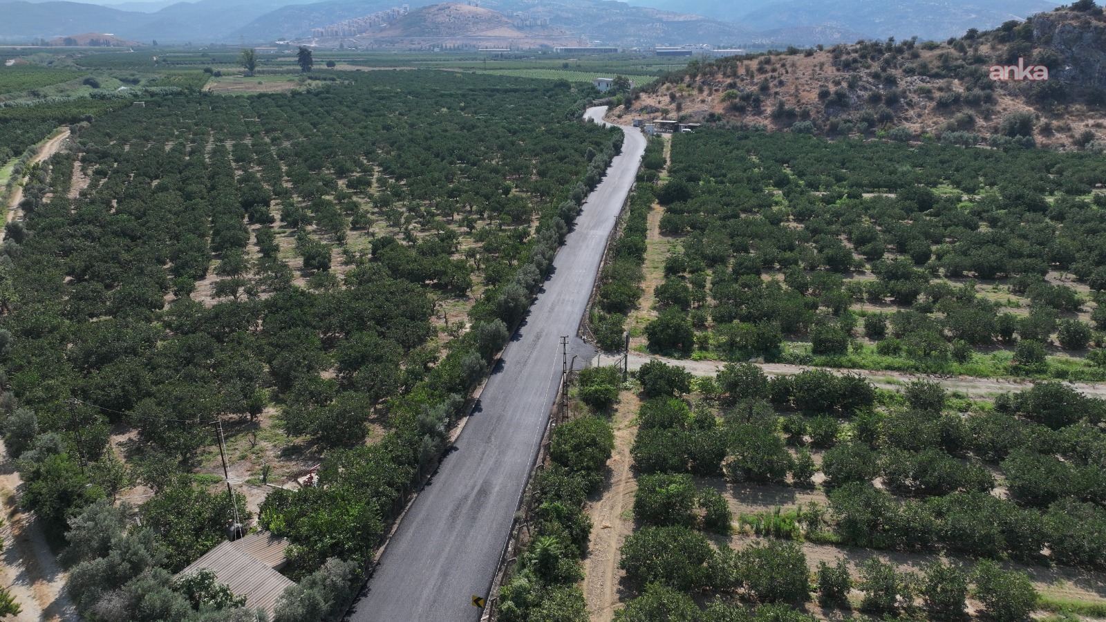 Efes Selçuk’ta yol yenileme çalışmaları devam ediyor