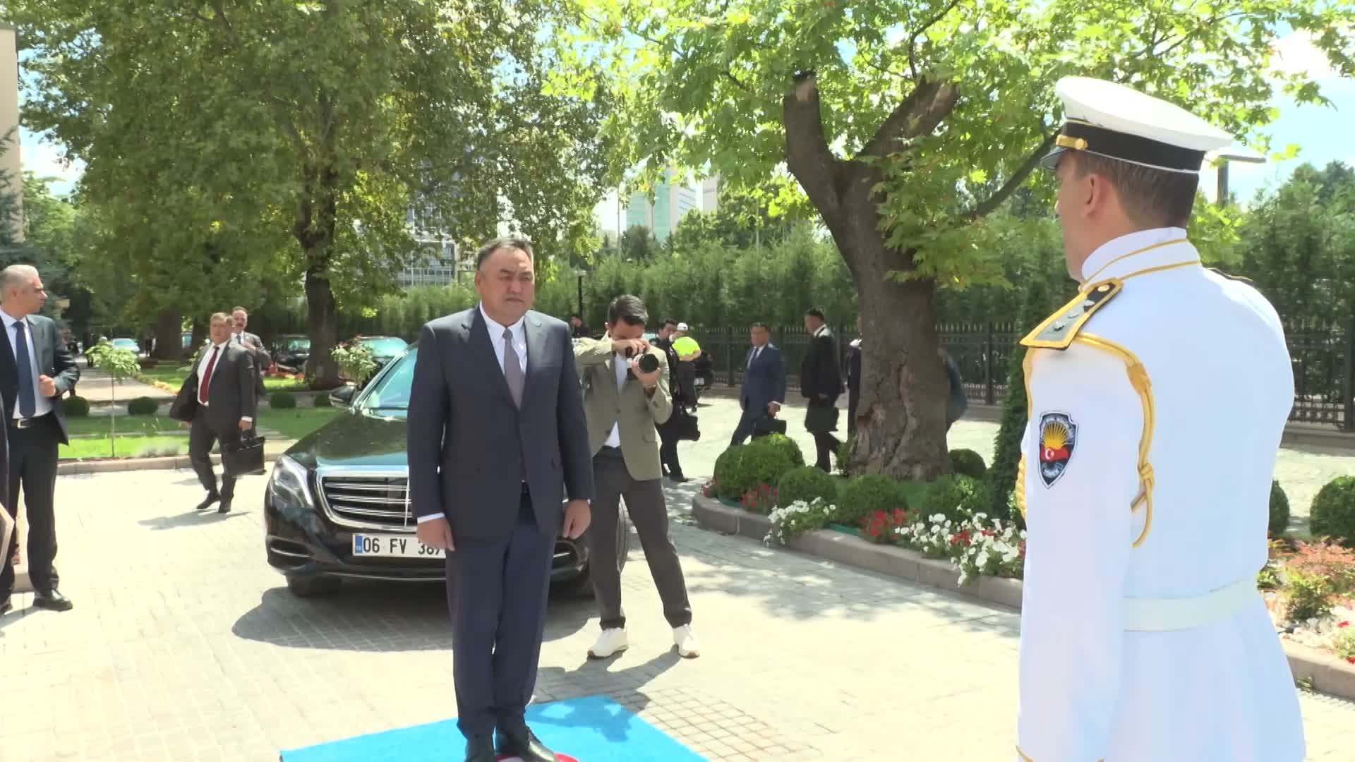İçişleri Bakanı Çiftçi, Kırgızistan İçişleri Bakanı Niyazbekov'u kabul etti