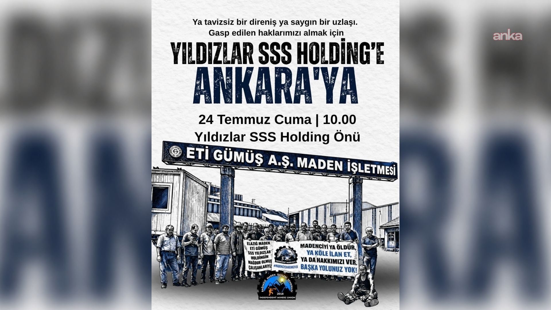 Yıldızlar SSS Holding bünyesindeki Eti Gümüş işçilerinin direnişinde 7’nci gün: Taraflar Ankara’da görüşecek