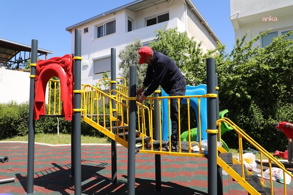 Menderes’te parklar yenileniyor
