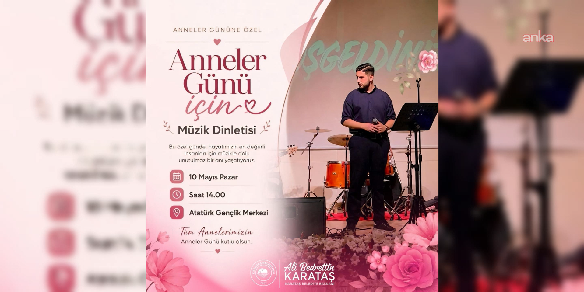 Karataş Belediyesi'nden Anneler Günü'ne özel müzik dinletisi