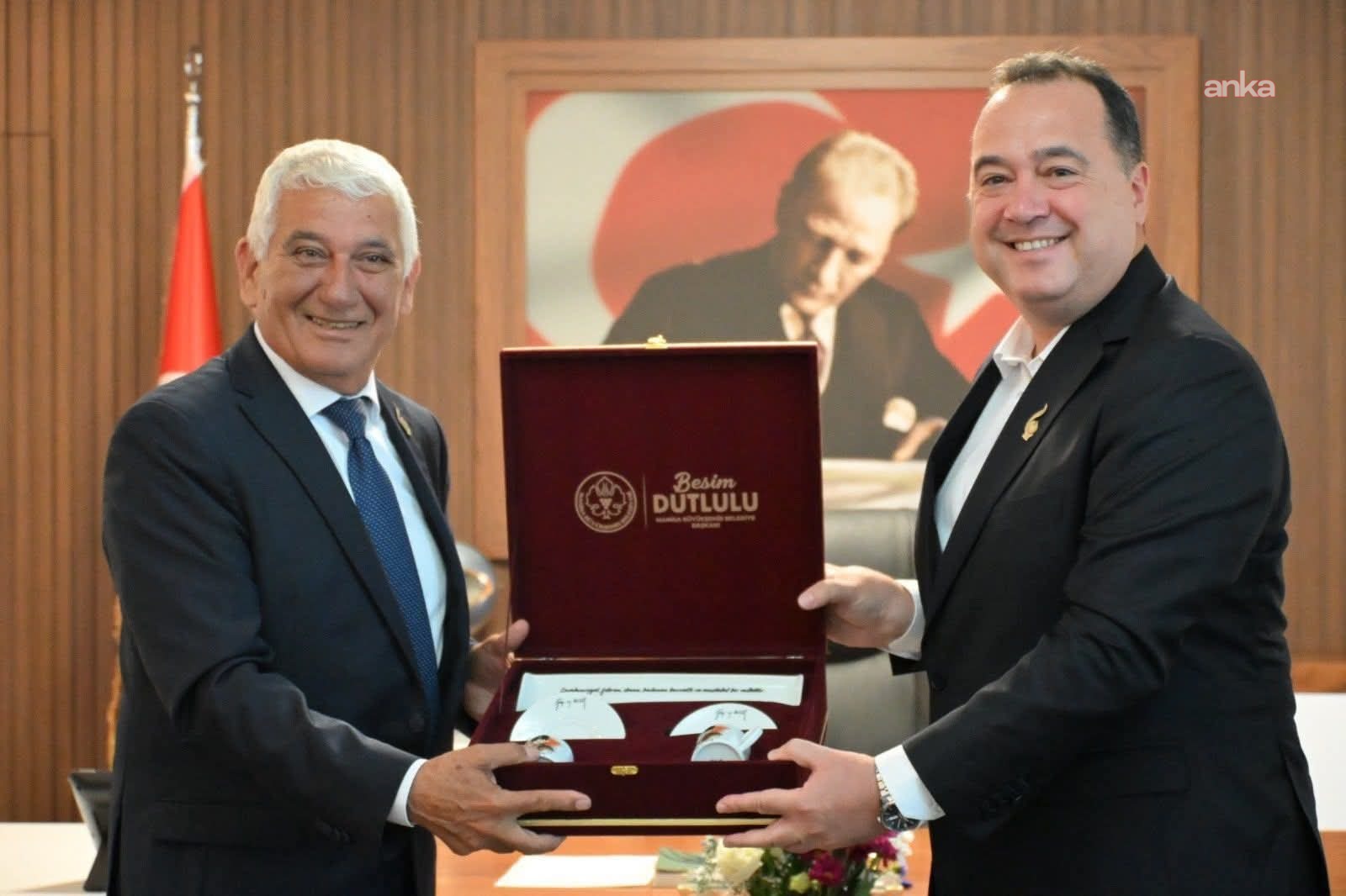 Manisa Büyükşehir Belediye Başkanı Dutlulu'dan kardeş şehir Güzelyurt’a ziyaret