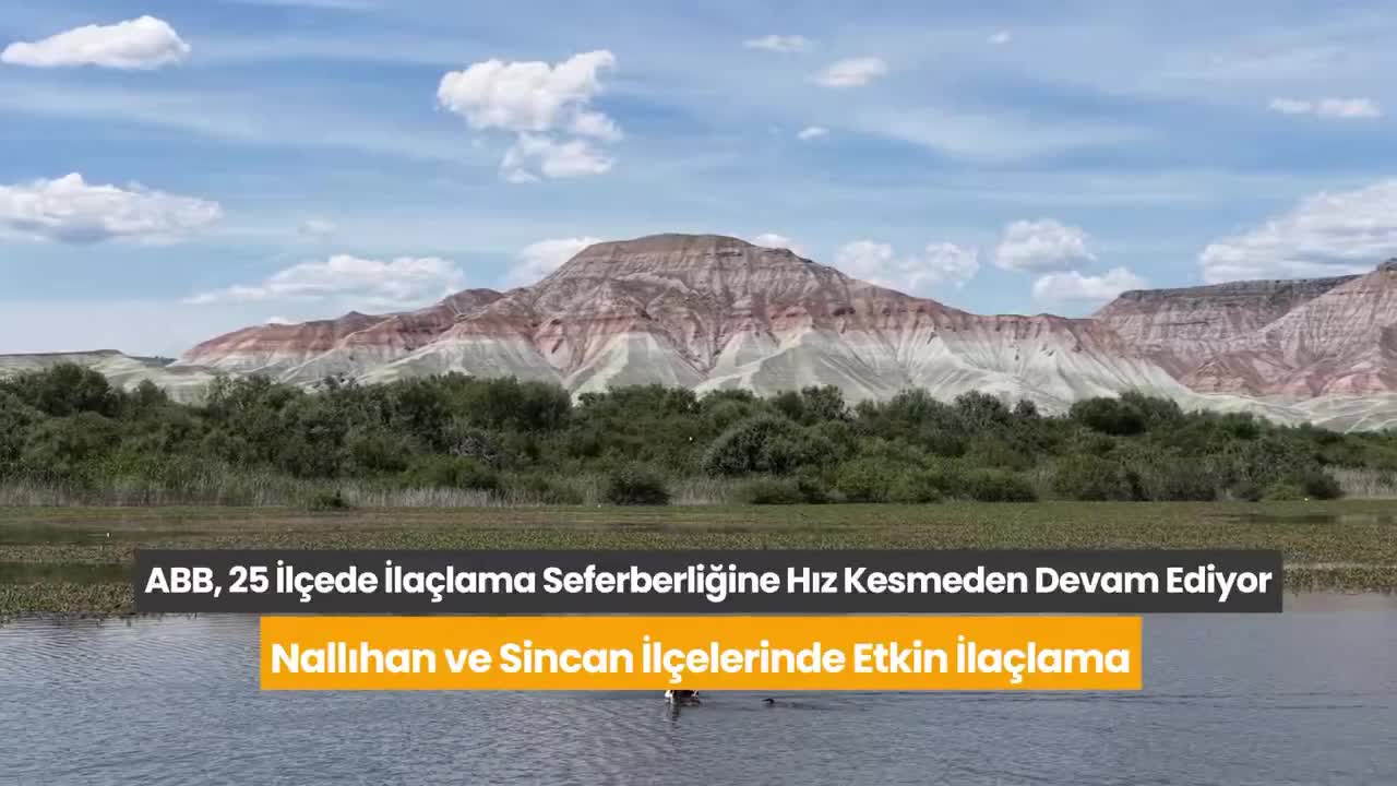 Ankara Büyükşehir Belediyesi'nin ilaçlama seferberliği devam ediyor