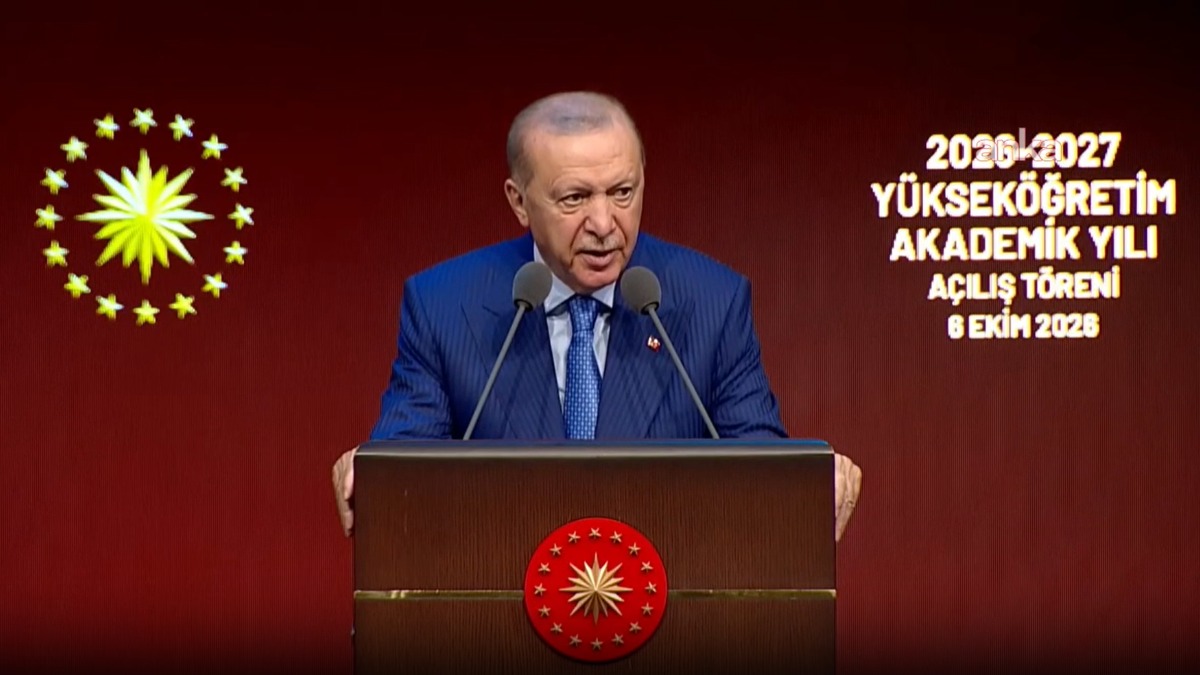 Erdoğan, "2026-2027 Akademik Yılı Açılış Töreni"nde konuştu