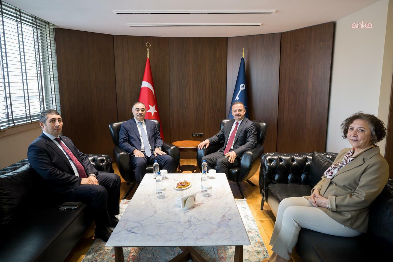Yavuz Ağıralioğlu, Azerbaycan Büyükelçisi Reşad Memmedov ile görüştü