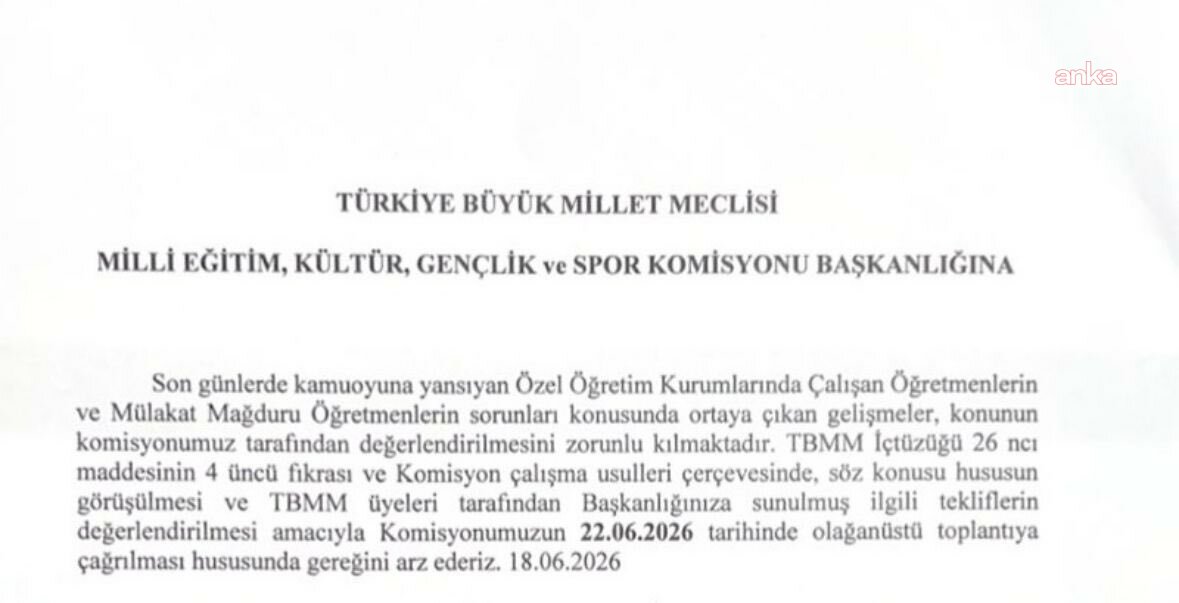 Muhalefet milletvekillerinden Meclis komisyonuna olağanüstü toplantı çağrısı