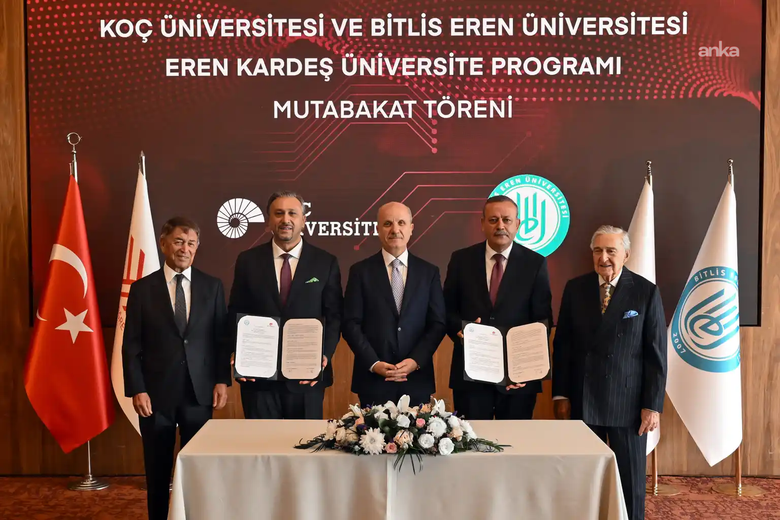 Koç Üniversitesi ile Bitlis Eren Üniversitesi arasında Kardeş Üniversite Programı Mutabakat Anlaşması imzalandı
