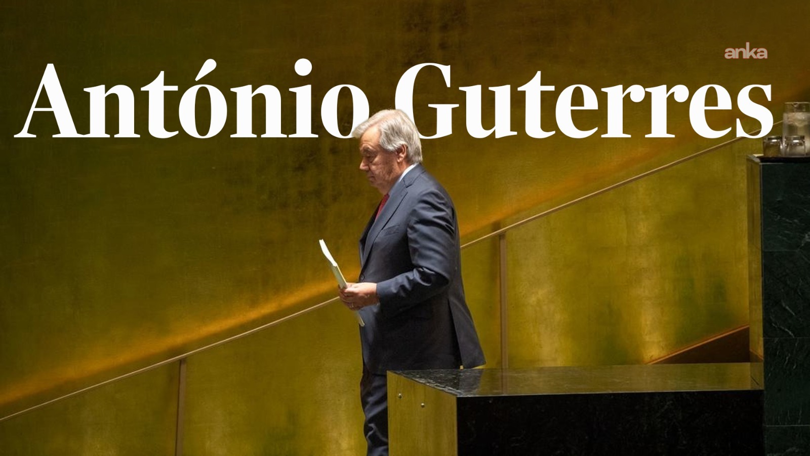 Antonio Guterres, BM Genel Kurulu’na son kez Genel Sekreter olarak katılacak