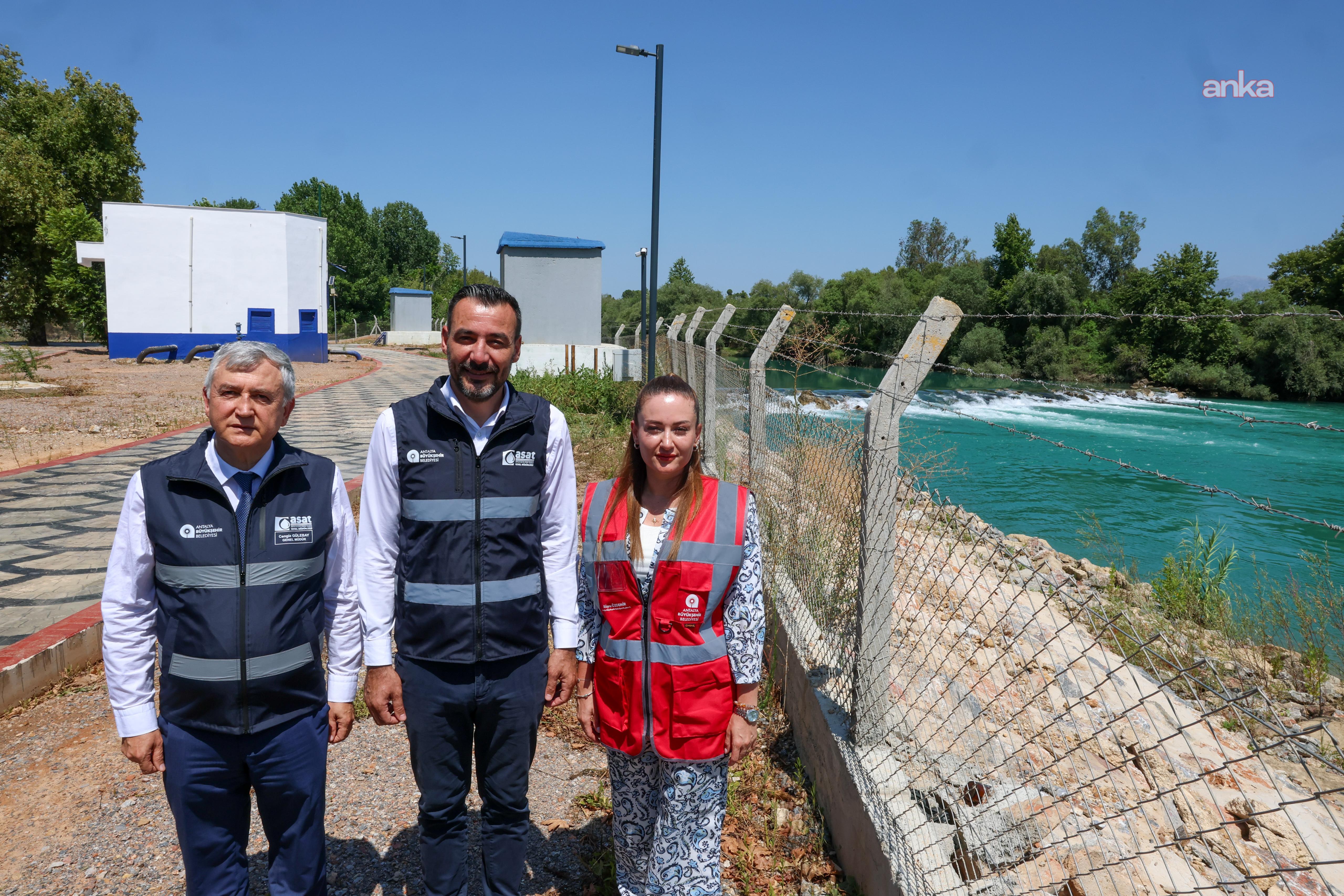 Antalya Büyükşehir Belediyesi’nden Manavgat’ın altyapısına yatırım