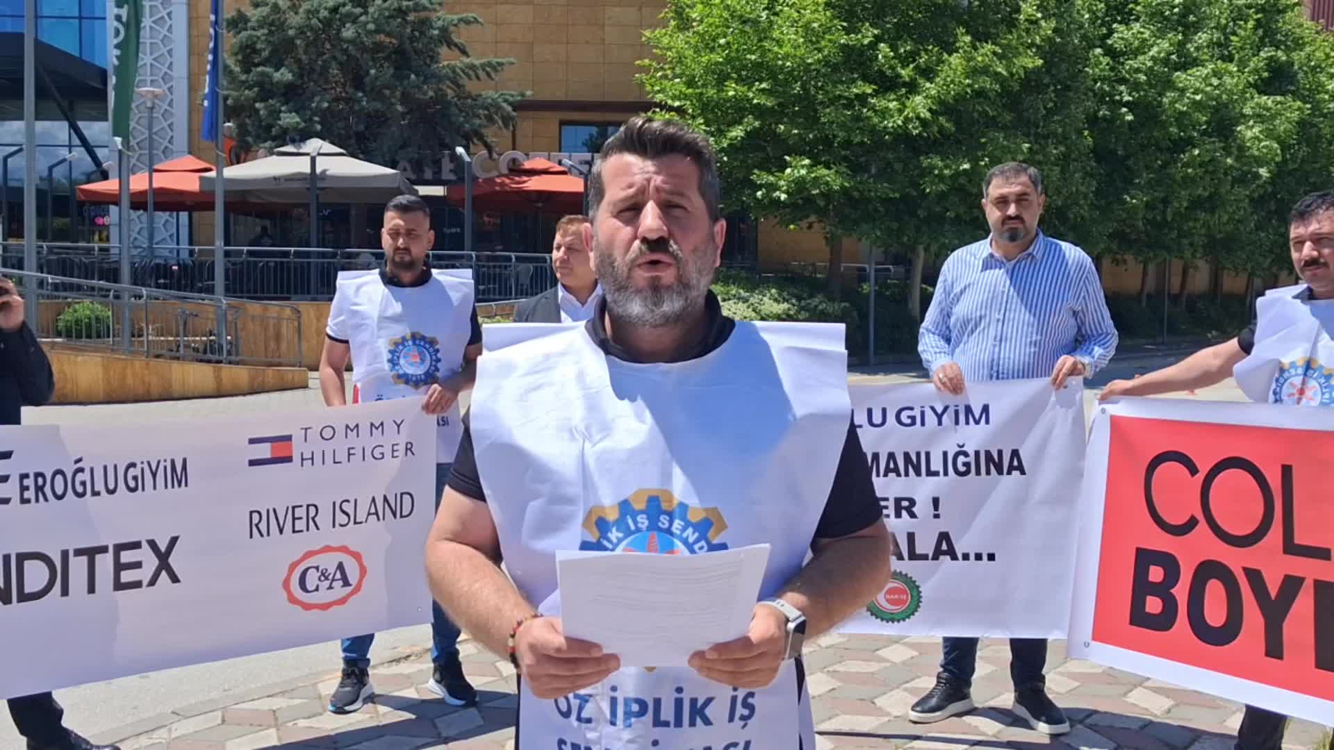 Tokat’ta tekstil işçilerinin grevi 34’üncü gününde