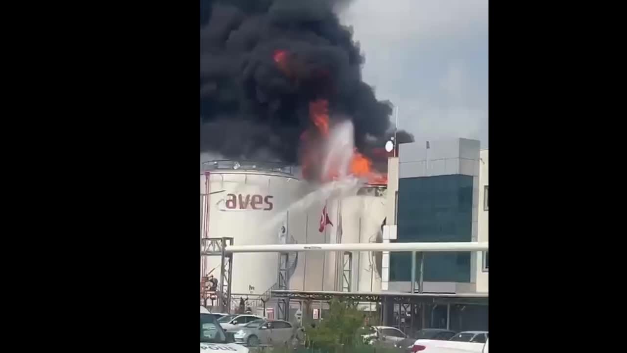 Mersin'de biyodizel tesisinde yangın