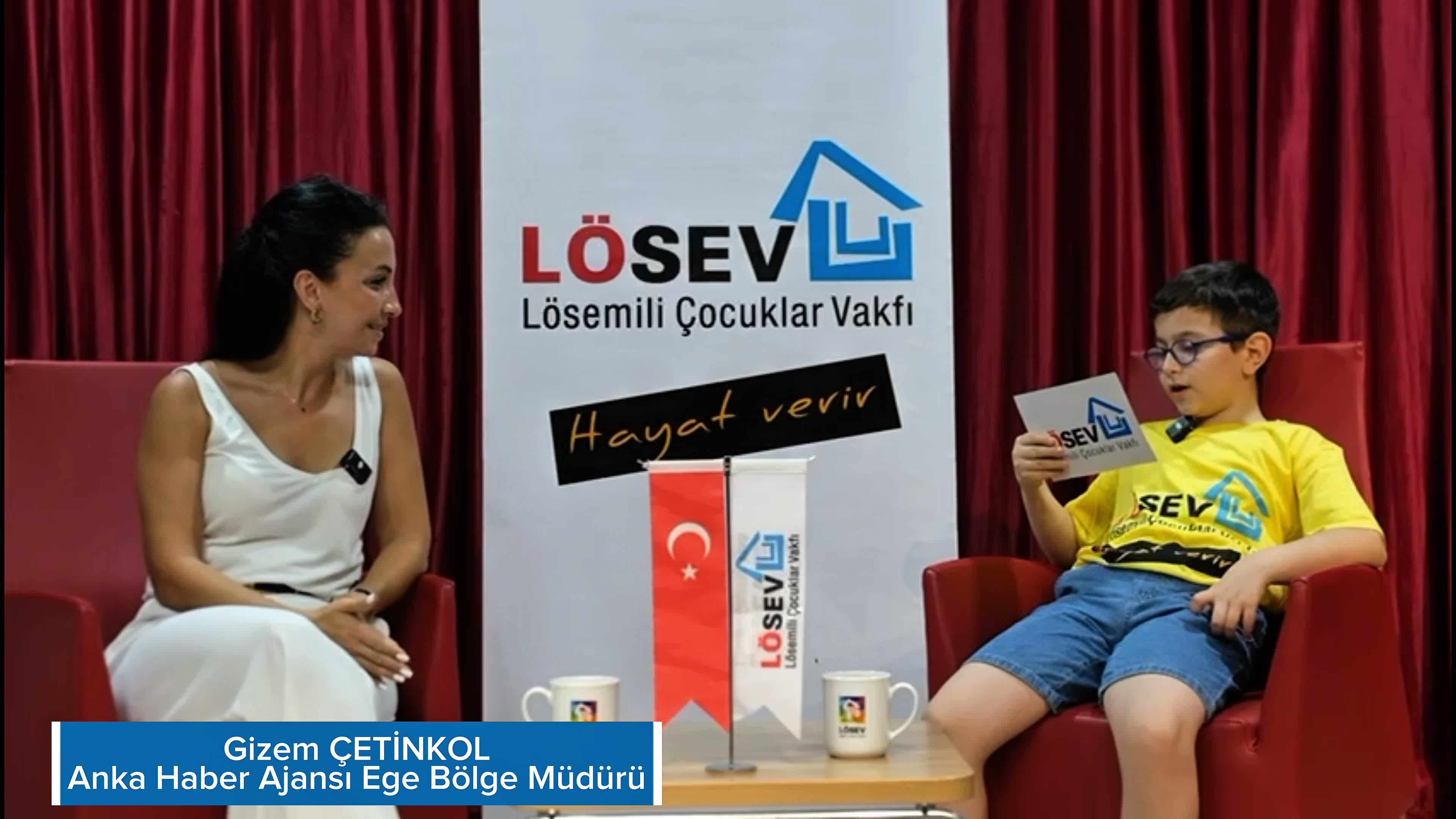 LÖSEV’den 24 Temmuz’a özel etkinlik: Soruları çocuklar sordu, gazeteciler yanıtladı