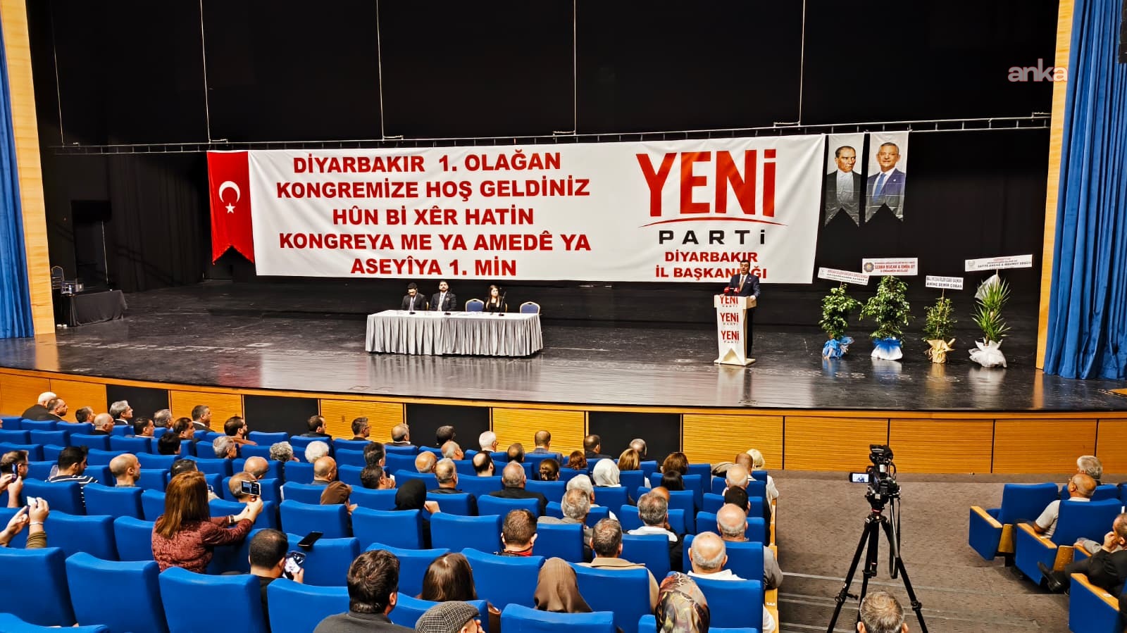 Özel ve İmamoğlu’ndan YENİ Parti Diyarbakır İl Başkanlığı Kongresi’ne mesaj