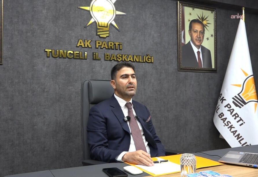 AK Parti Tunceli İl Başkanı Hakan Özer, görevinden istifa etti