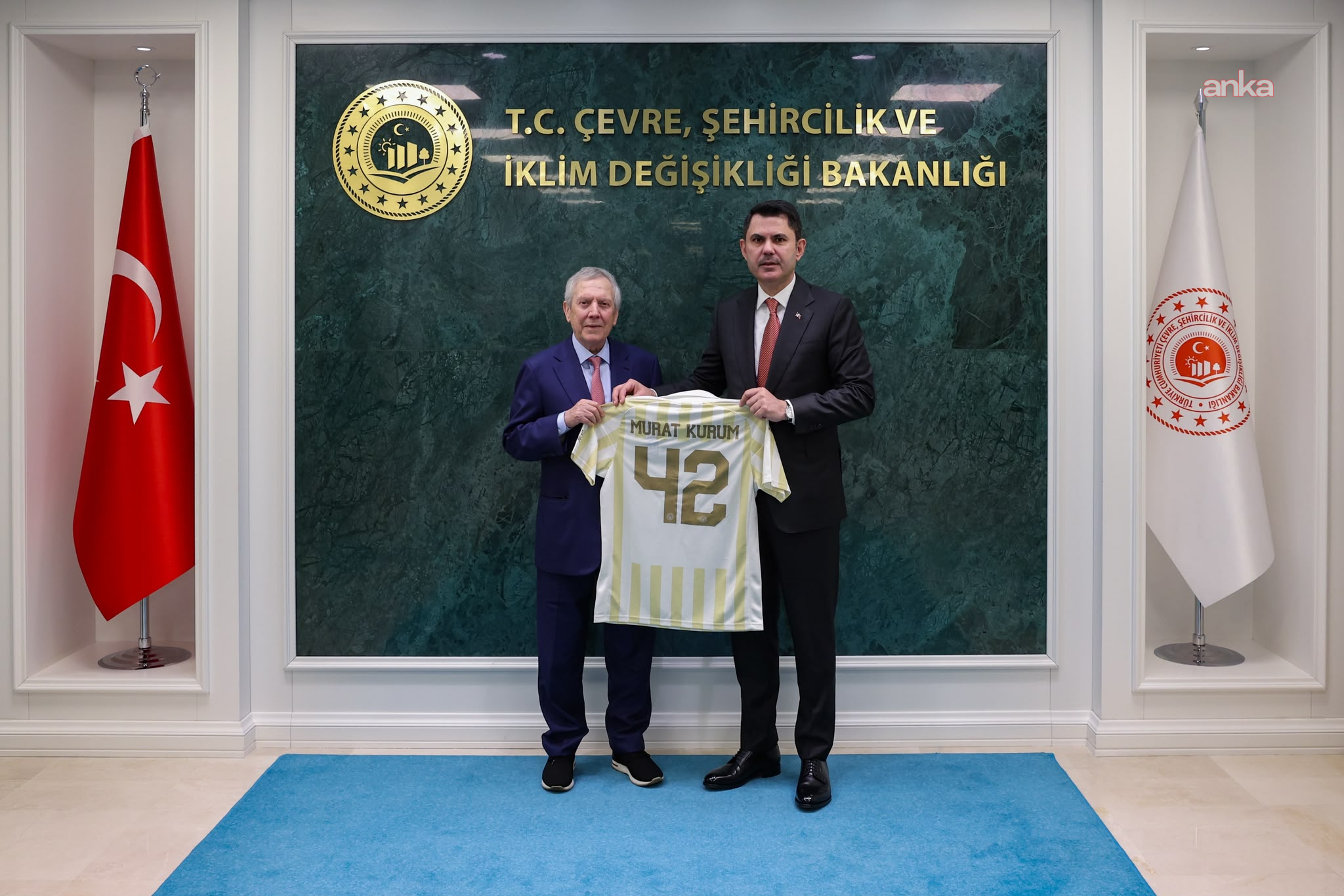 Aziz Yıldırım’dan Bakan Kurum’a ziyaret