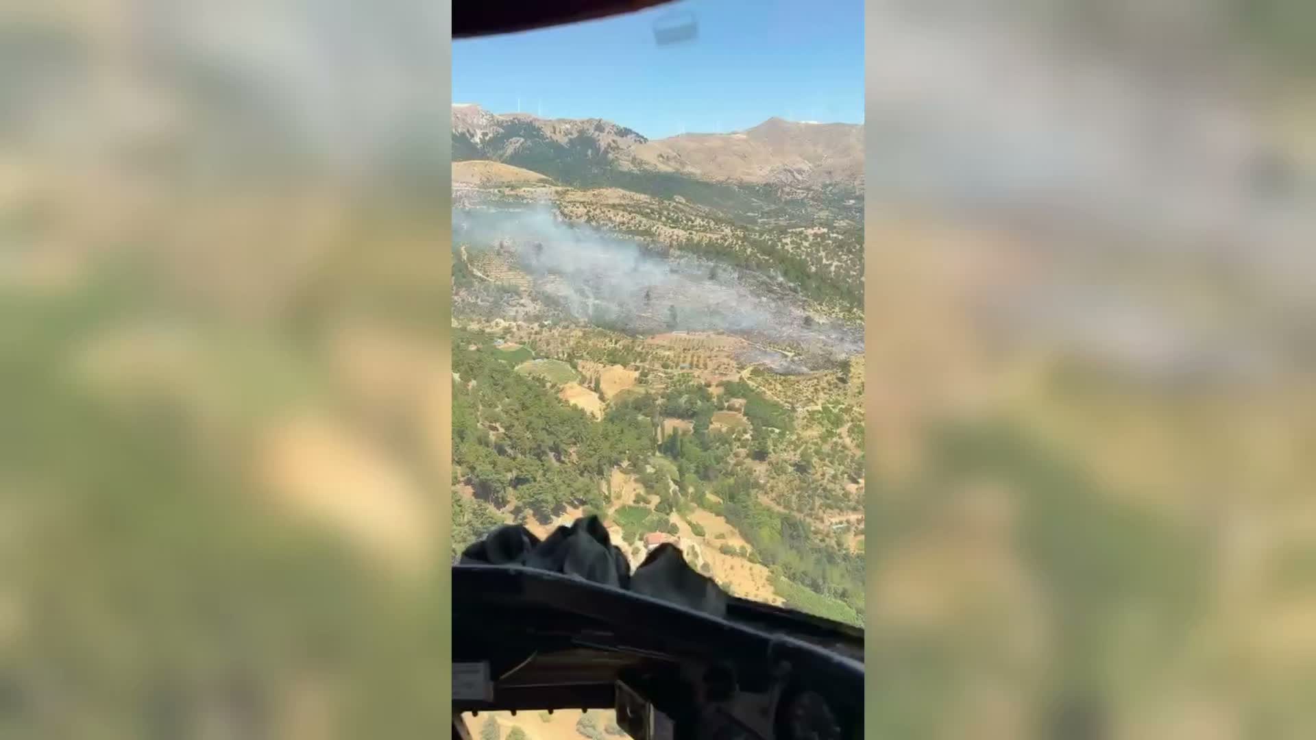 İzmir Kiraz’daki orman yangını kontrol altına alındı