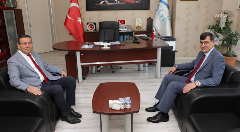 Kütahya Belediye Başkanı Kahveci'den SGK İl Müdürlüğü'ne ziyaret