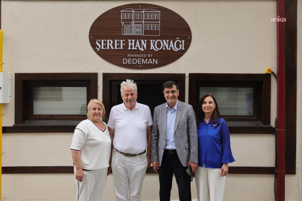 Kütahya Belediye Başkanı Kahveci'den Şeref Han Konağı'na ziyaret