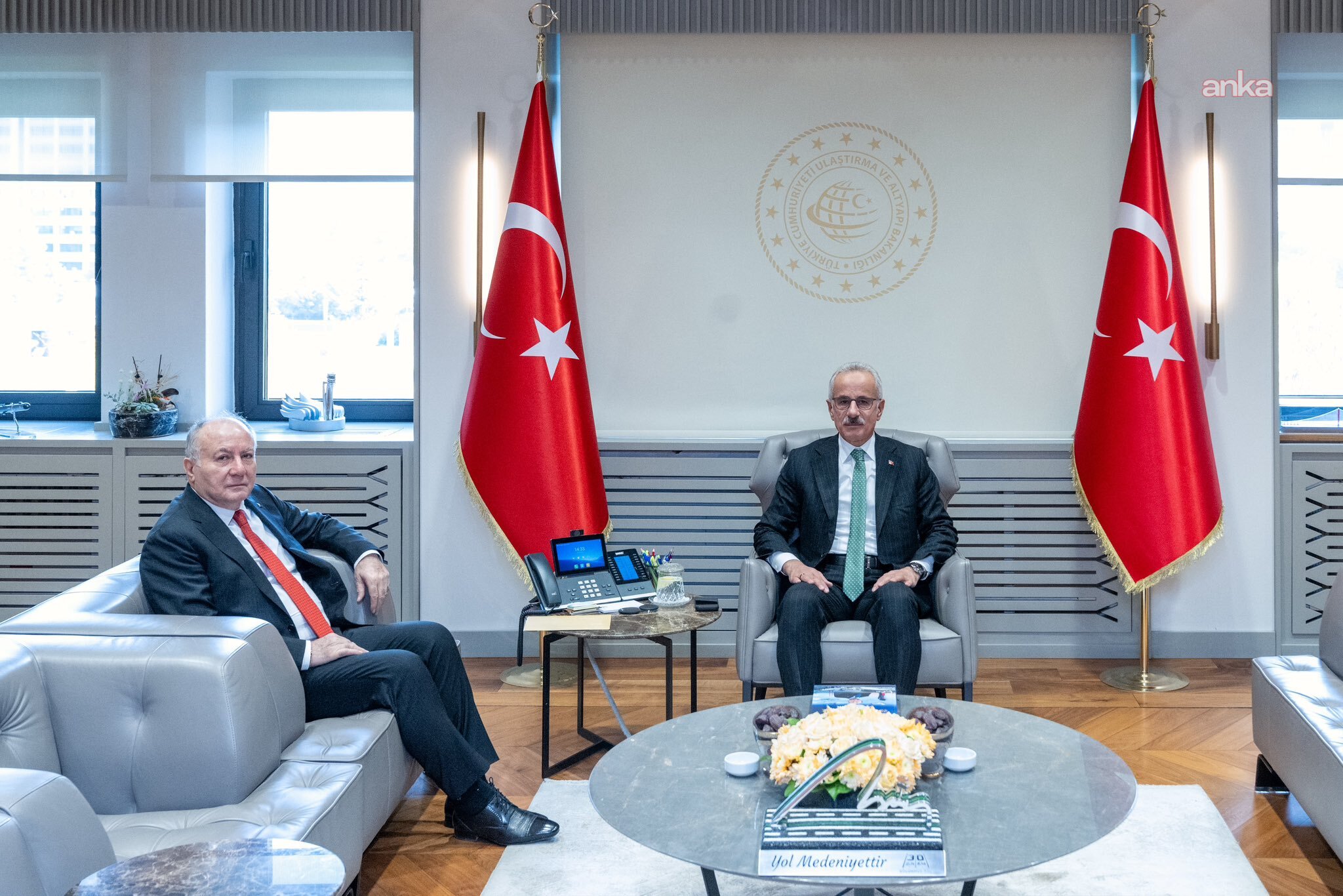 YOL-İŞ Sendikası Genel Başkanı Ağar'dan Bakan Uraloğlu'na ziyaret