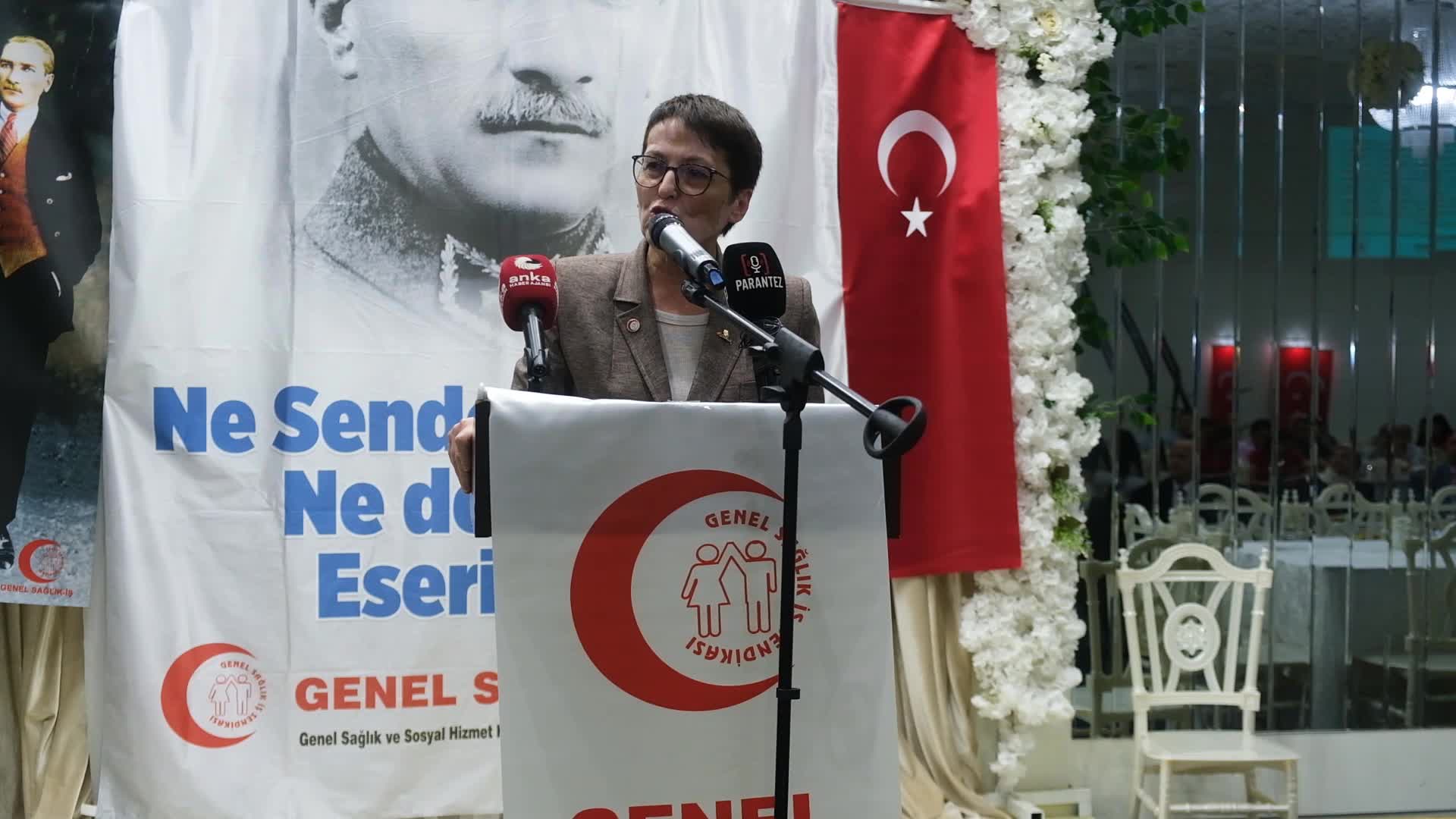 Isparta'da Genel Sağlık-İş’ten birlik mesajı: “Mücadelemizi ilkelerimizle sürdüreceğiz”