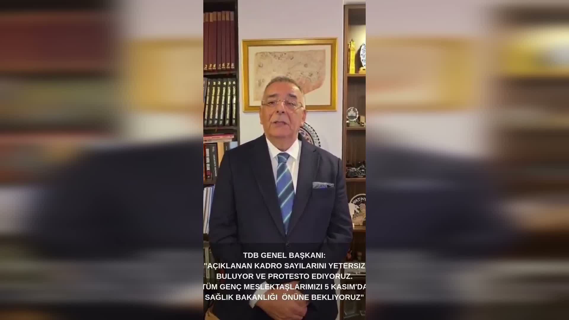Türk Dişhekimleri Birliği'nden diş hekim kadrosuna tepki: "Bugün açılan kadroları yetersiz buluyor, bu sayıları protesto ediyoruz"