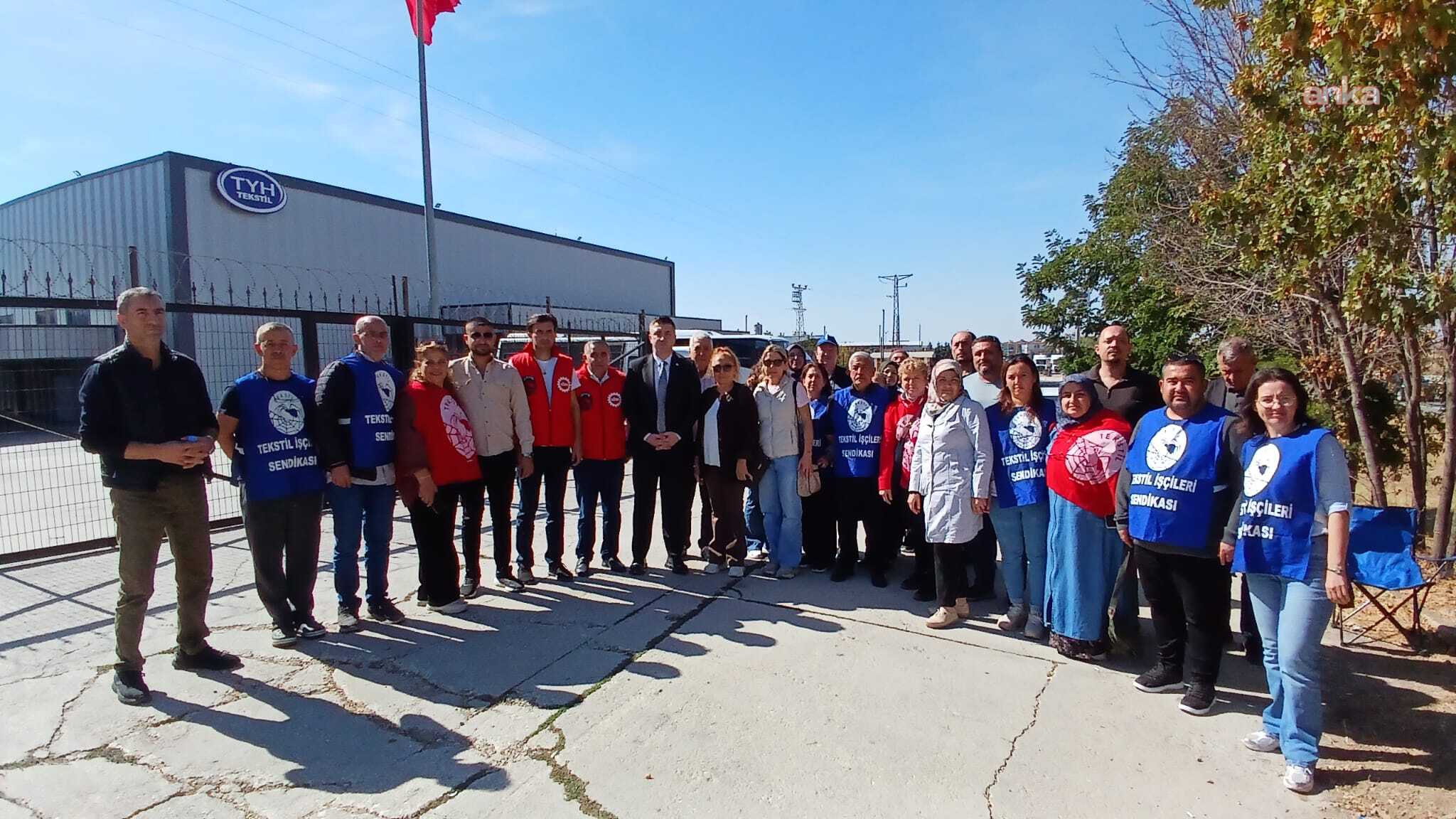YENİ Parti'den Edirne'de TYH Tekstil'den çıkarılan işçilere destek ziyareti