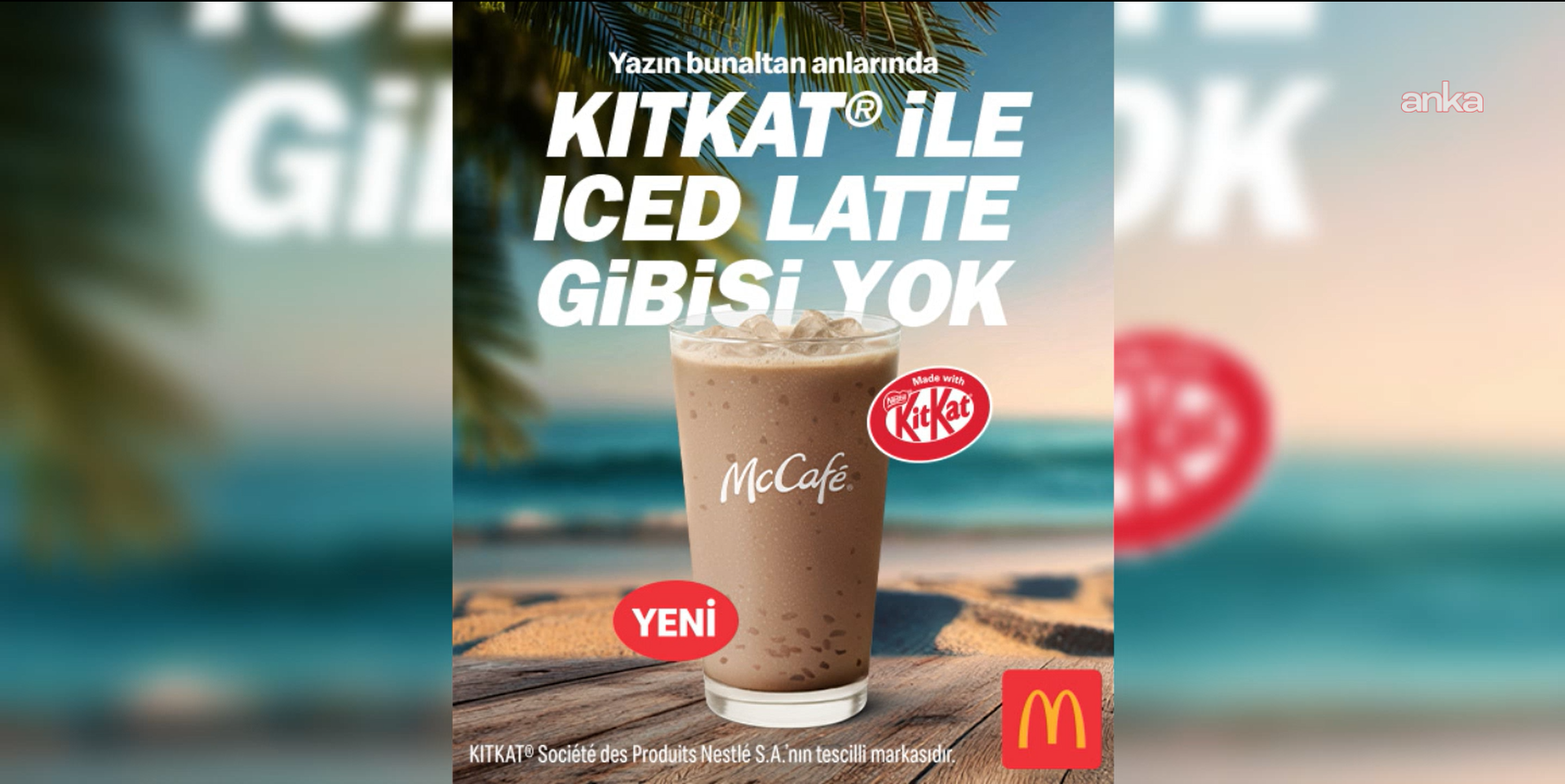 McDonald’s Türkiye, KITKAT® ailesini ıced latte ile genişletti