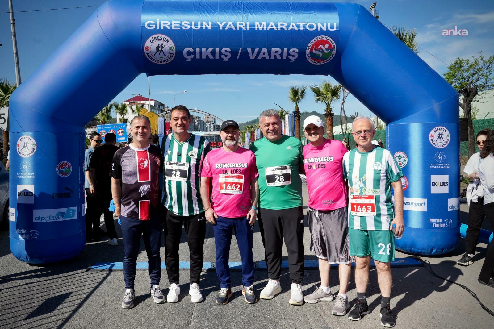 “Runkerasus 9. Giresun Yarı Maratonu” koşuldu