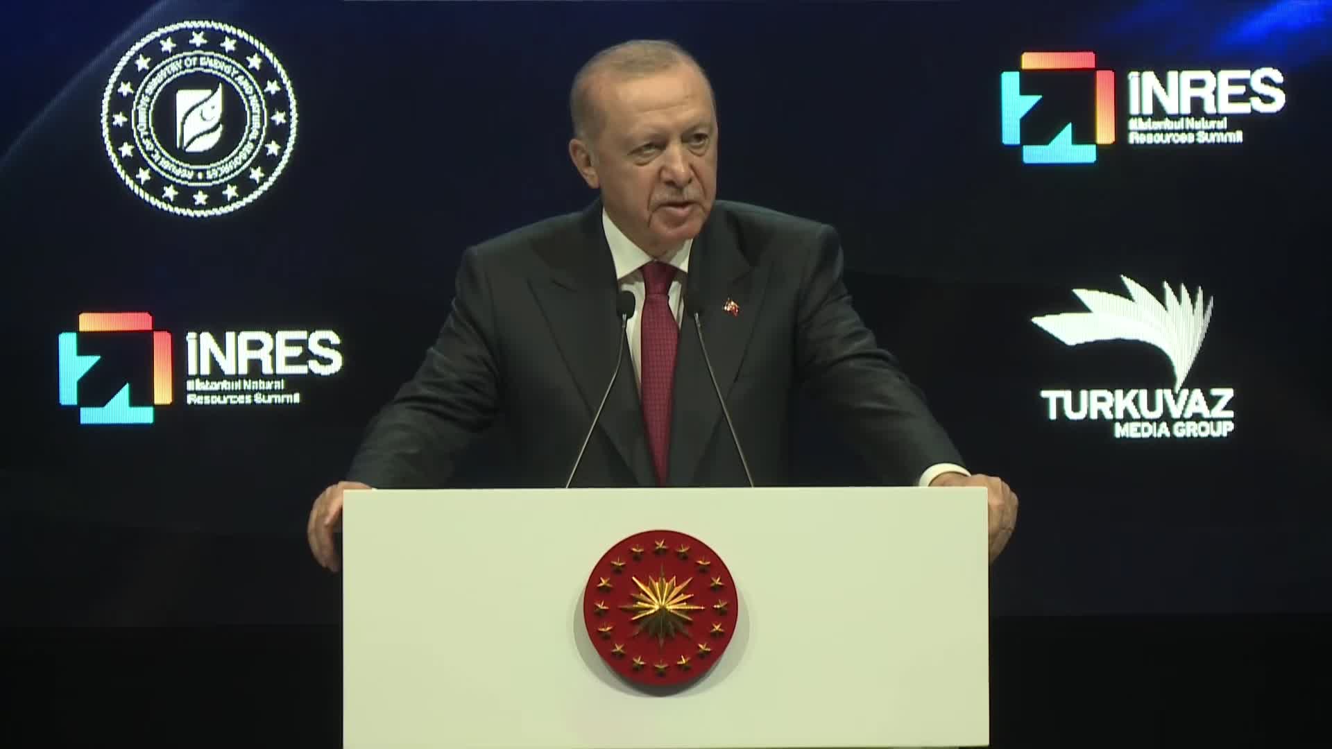 2. İstanbul Doğal Kaynaklar Zirvesi... Cumhurbaşkanı Erdoğan: Diyarbakır’da 24 kuyuda daha çalışma planlıyoruz