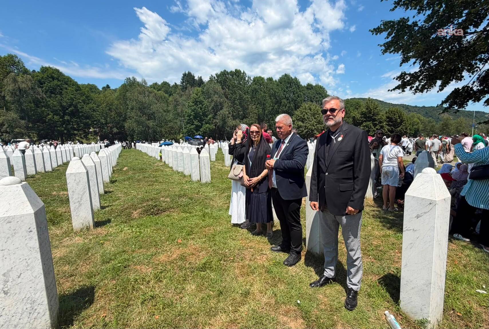 Konak Belediye Başkanı Mutlu, Bosna Hersek’te Srebrenitsa’nın acısına ortak oldu