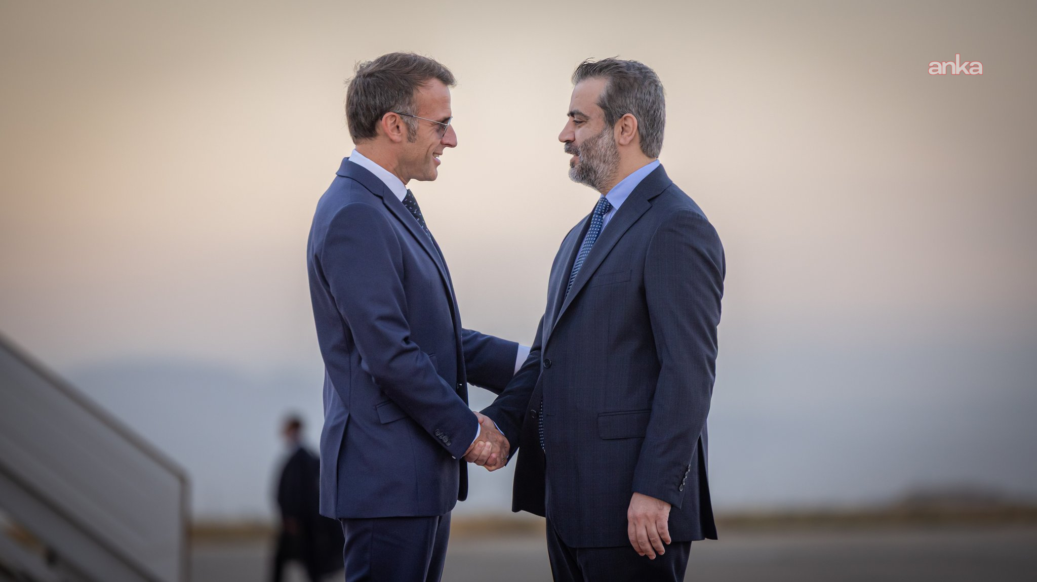 Fransa Cumhurbaşkanı Macron'un Şam ziyareti sırasında patlama