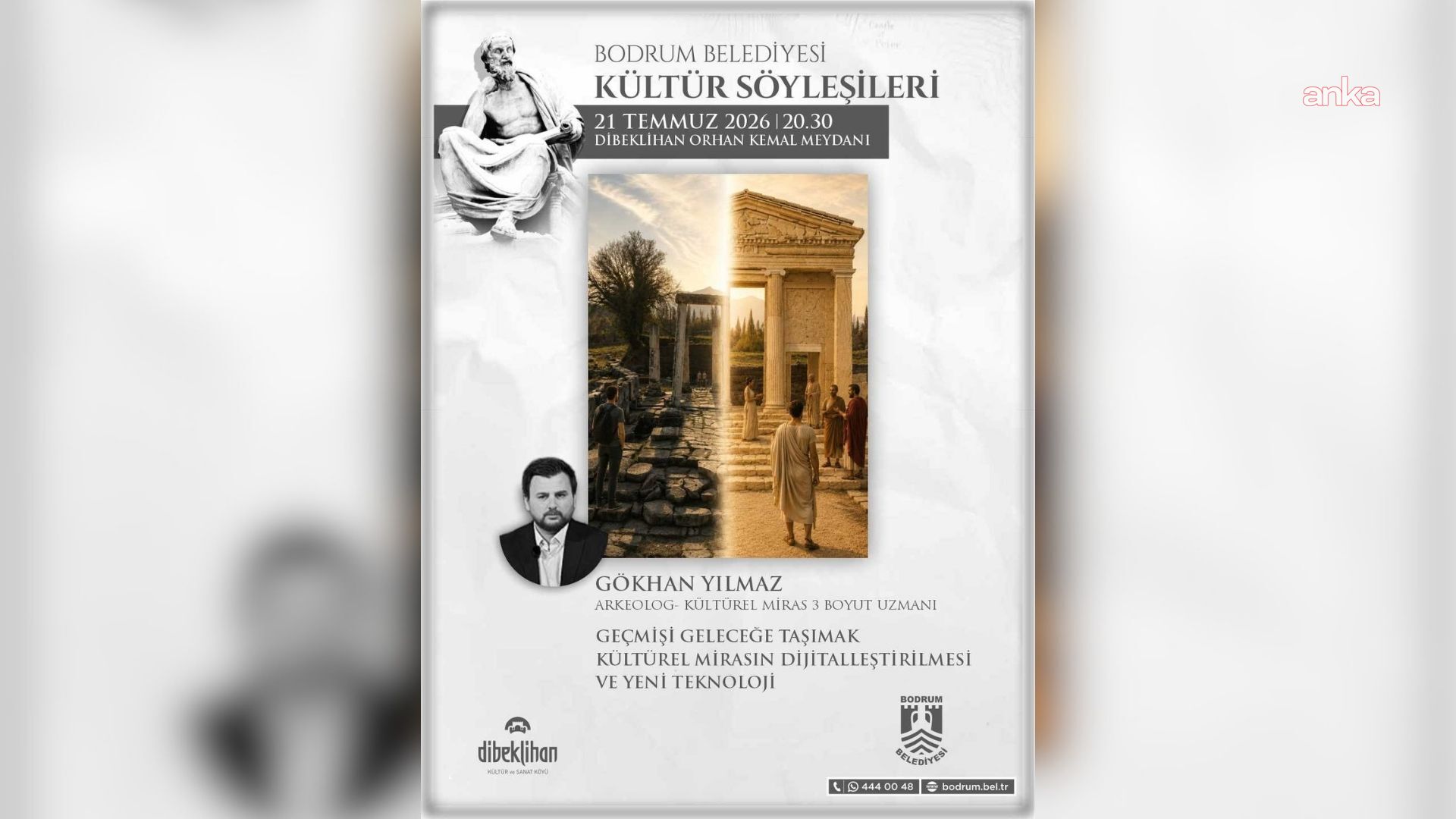 Bodrum’da “Açık Hava Kültür Söyleşileri” devam ediyor