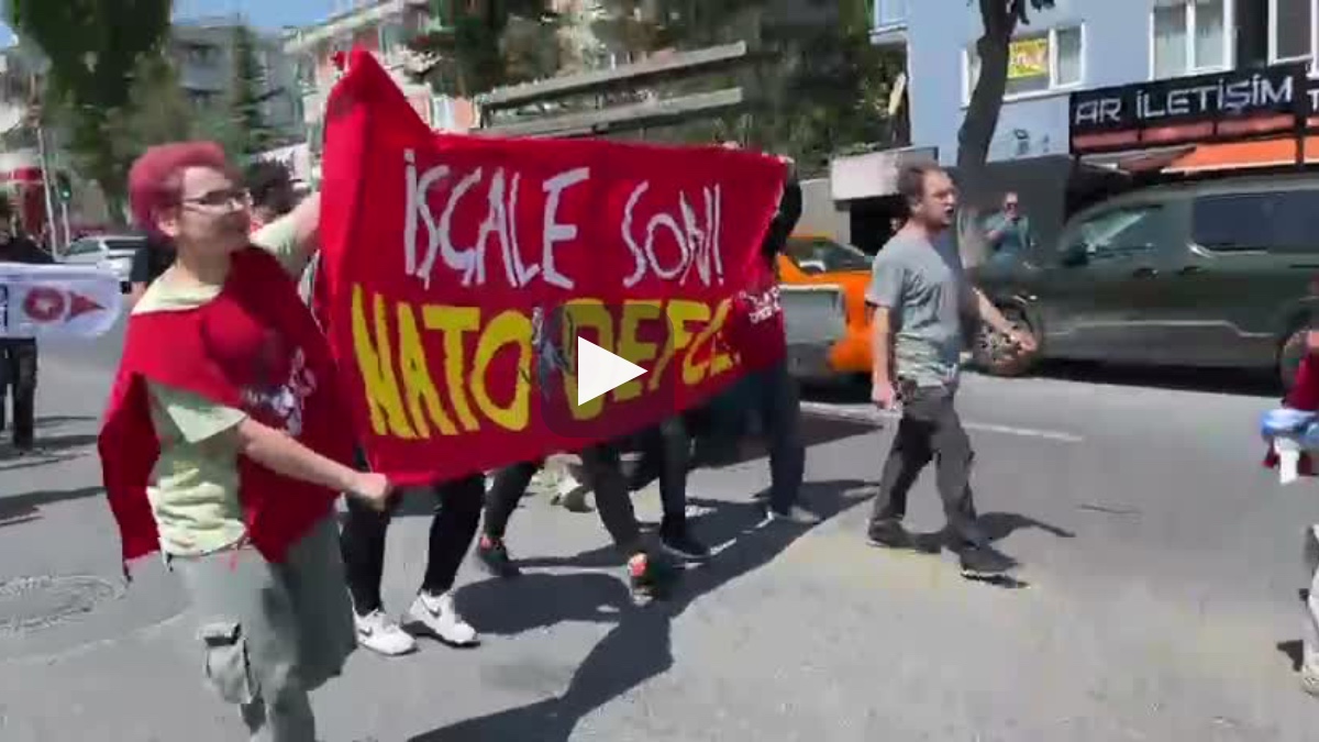Ankara'da Halkevleri ve Öğrenci Kolektifleri'nin NATO protestosuna müdahale