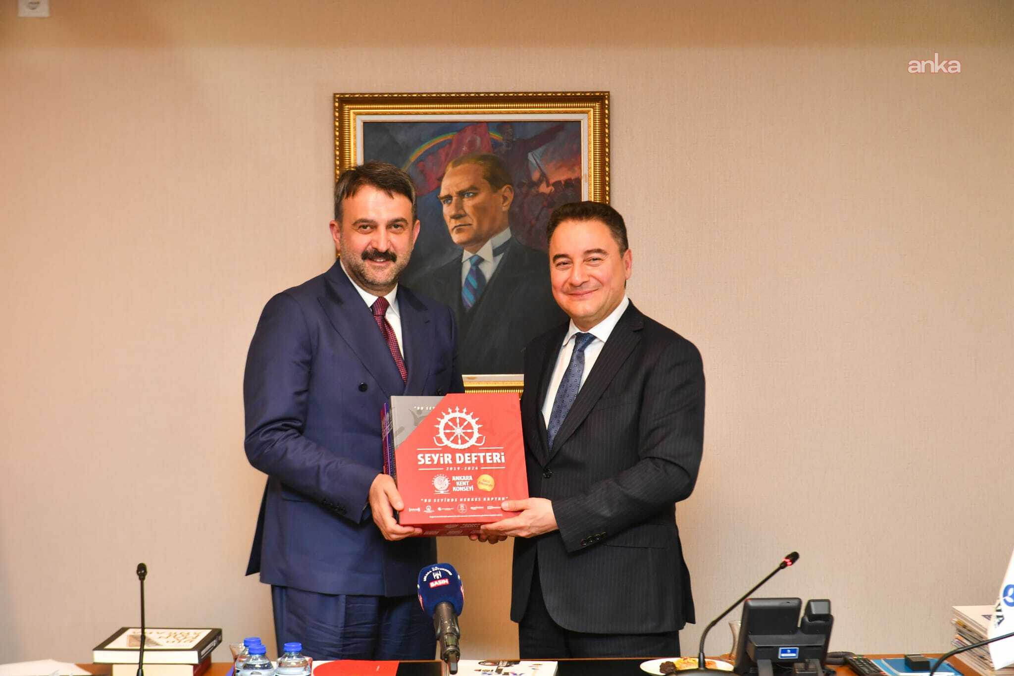 Ankara Kent Konseyi Başkanı Yılmaz'dan Ali Babacan’a ziyaret