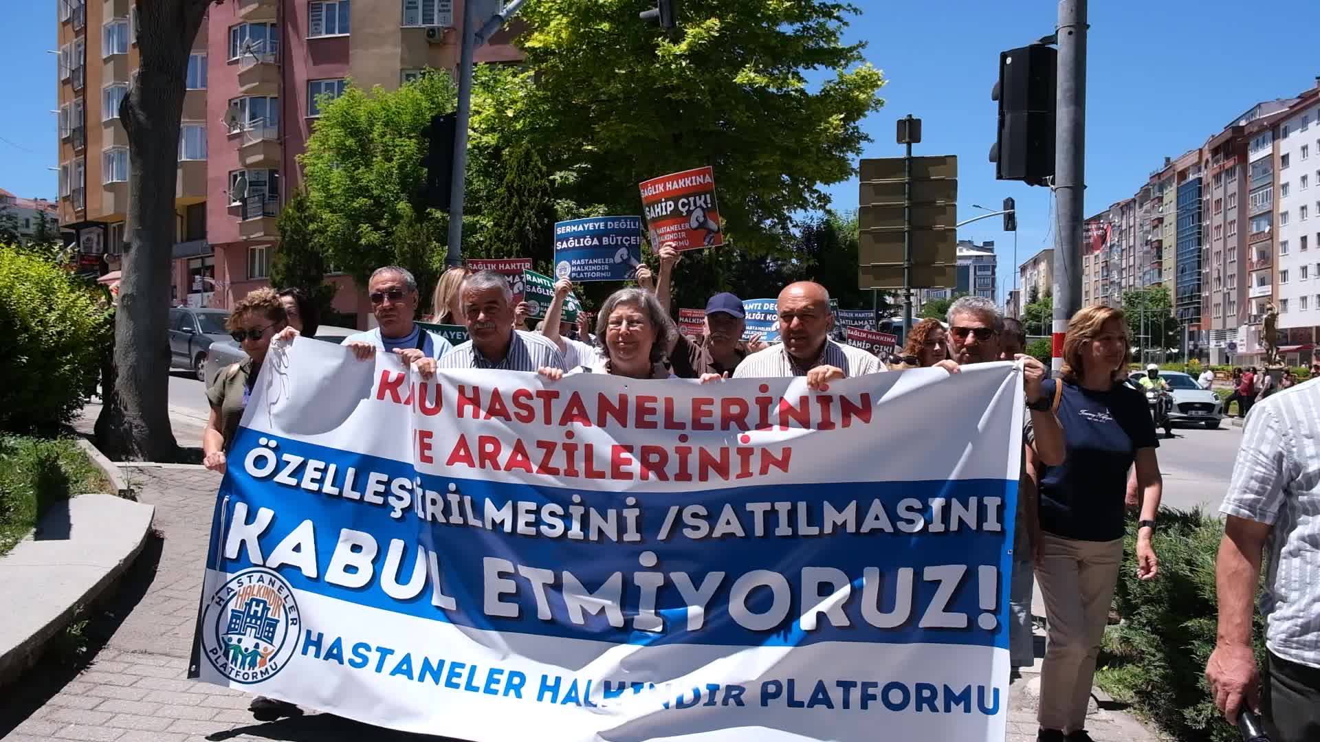 Eskişehir’de hastanelerin özelleştirilmesine tepki