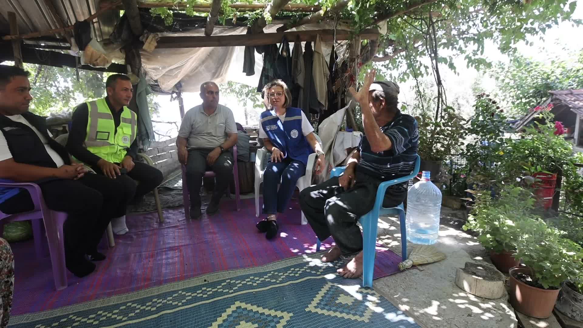 Muğla Büyükşehir Belediyesi’nden Seydikemer'de yangından etkilenen üreticilere destek