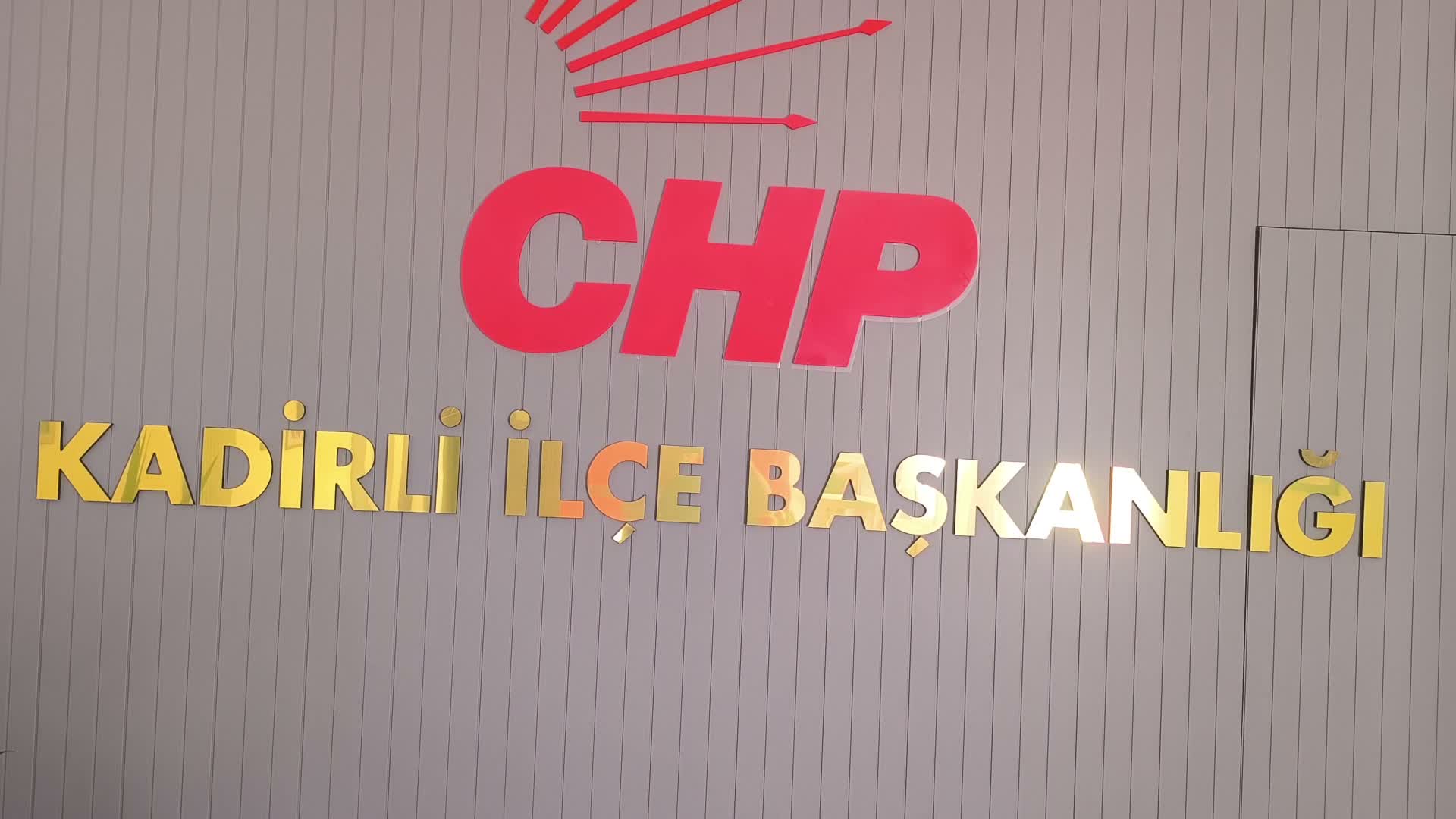 CHP Kadirli İlçe Başkanı Kılıç: "Görevi bırakıyorum, istifa ettim"